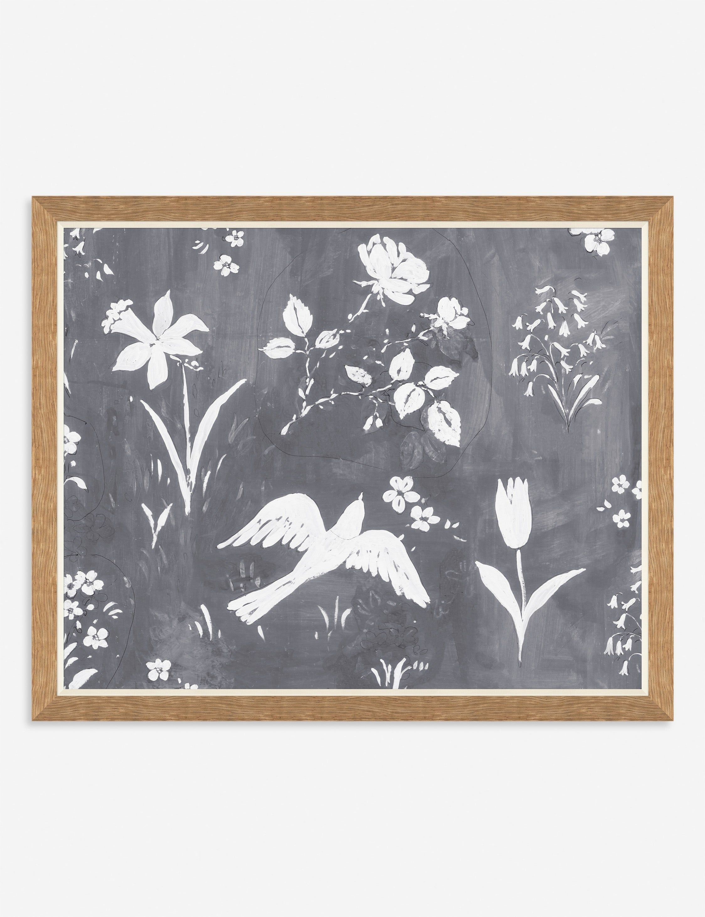 Lulu and Georgia Flower Garden Print by Paule Marrot
