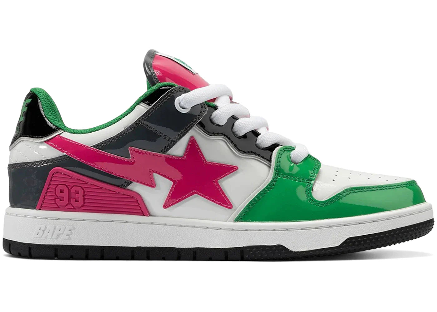 BAPE A Bathing Ape Sk8 Sta #2 M1 Green Multi