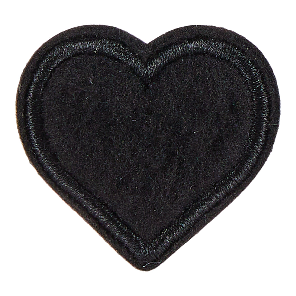 HEYDUDE shoes Black Heart Patch - Black Heart