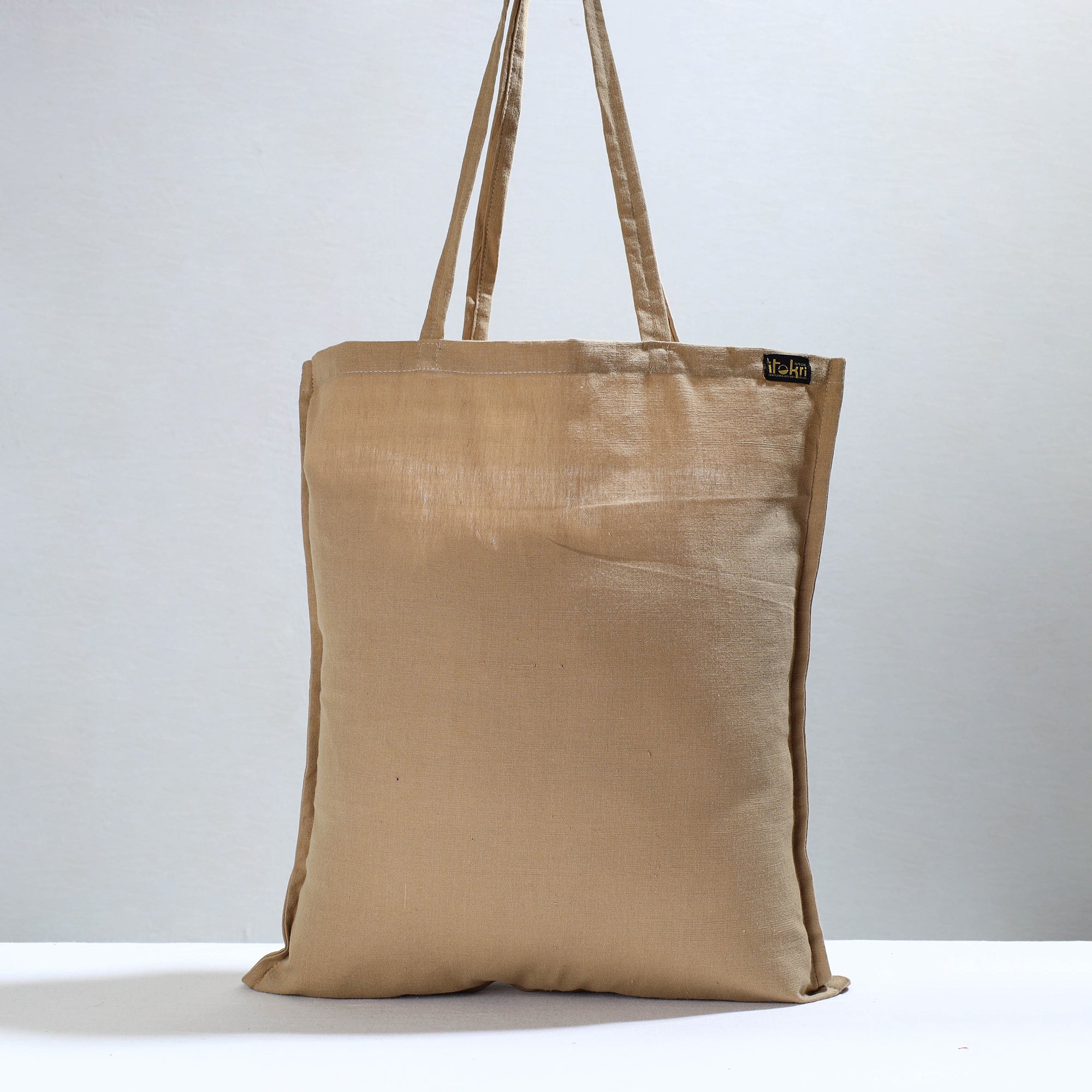 NOORI BAZAR Brown - Jhiri Pure Handloom Cotton Jhola Bag 20