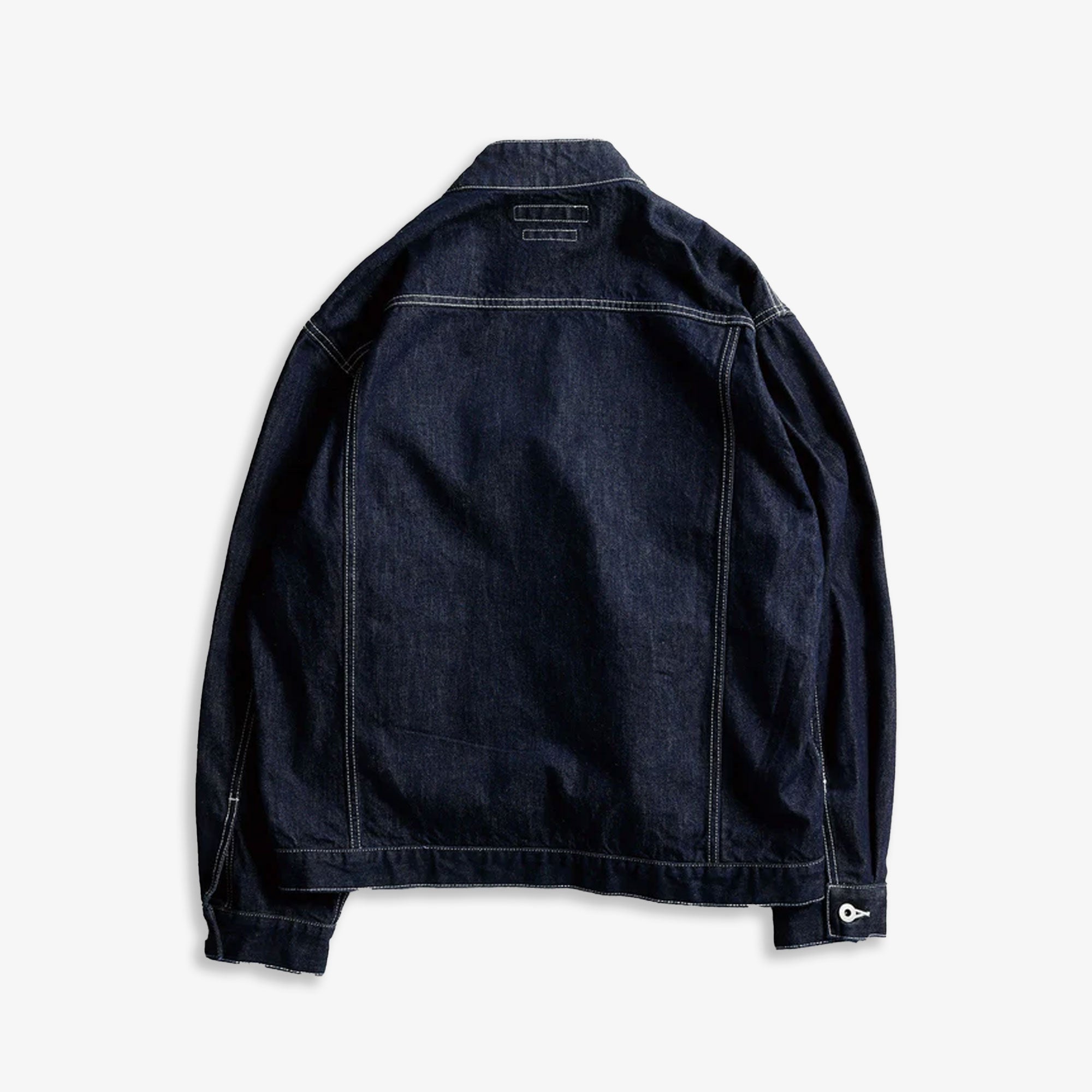 Fdmtl | Denim Haori Jacket Rinse { Indigo - view 2