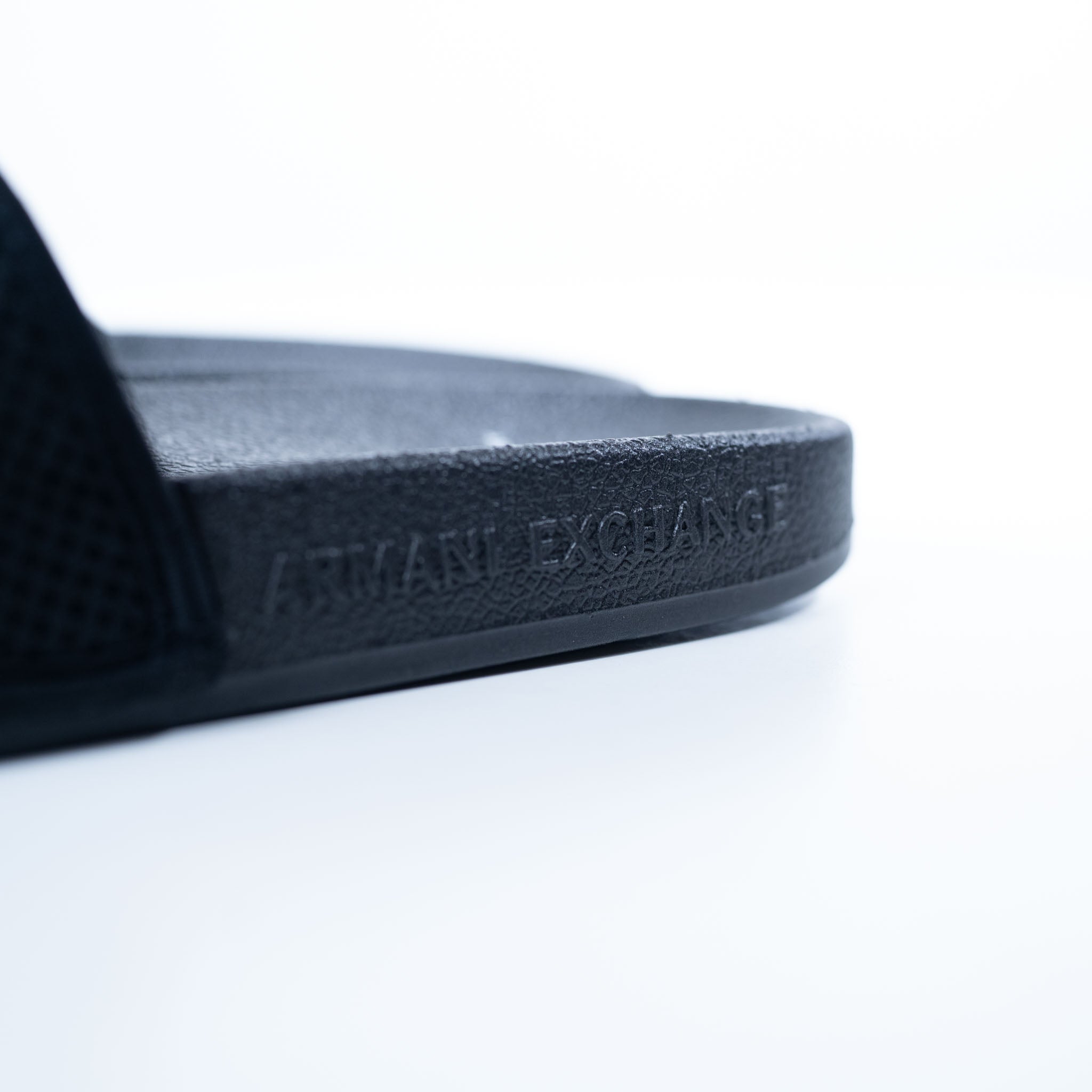 Armani Exchange Black Beach Slippers - view 3