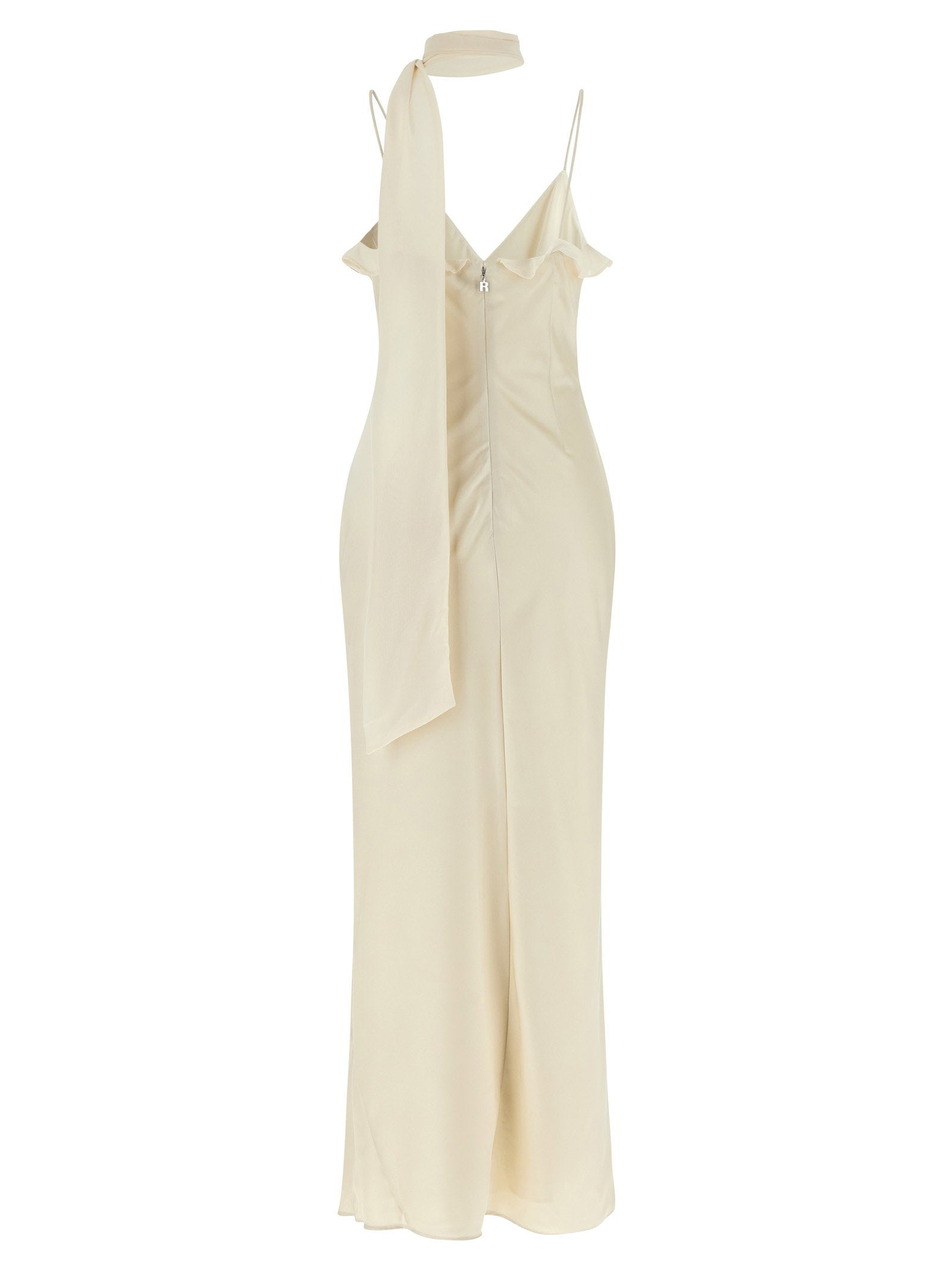 Rotate Birger Christensen Slip Dress With Scarf - view 2