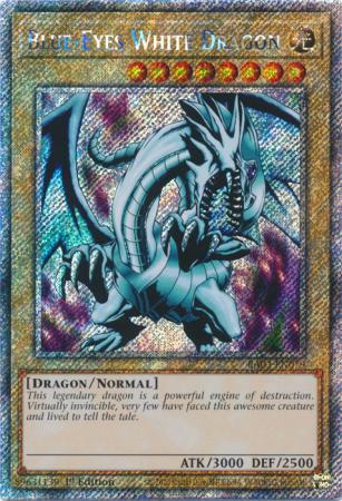 Yu-Gi-Oh! Blue-Eyes White Dragon - RA03-EN079 - Platinum Secret Rare - 1st Edition