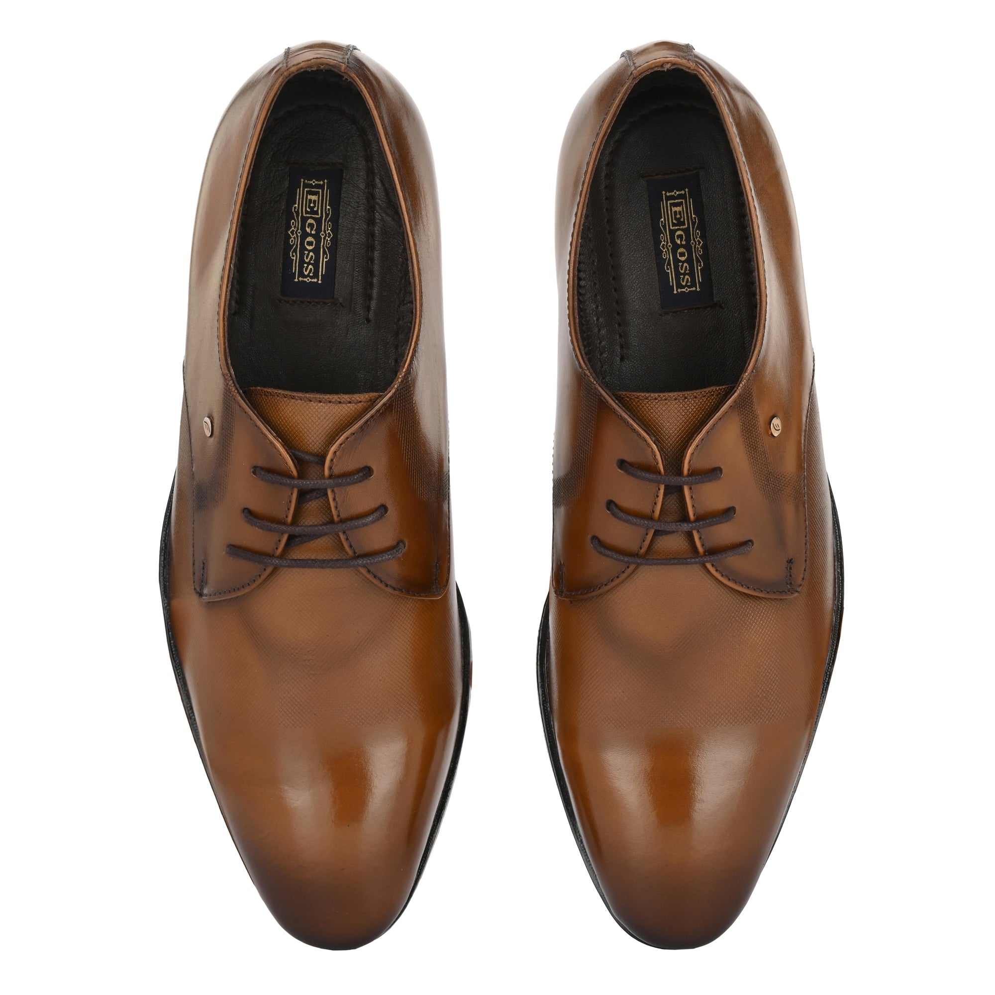 egoss-shoes Formal Leather Laceup Shoes For Men - view 5