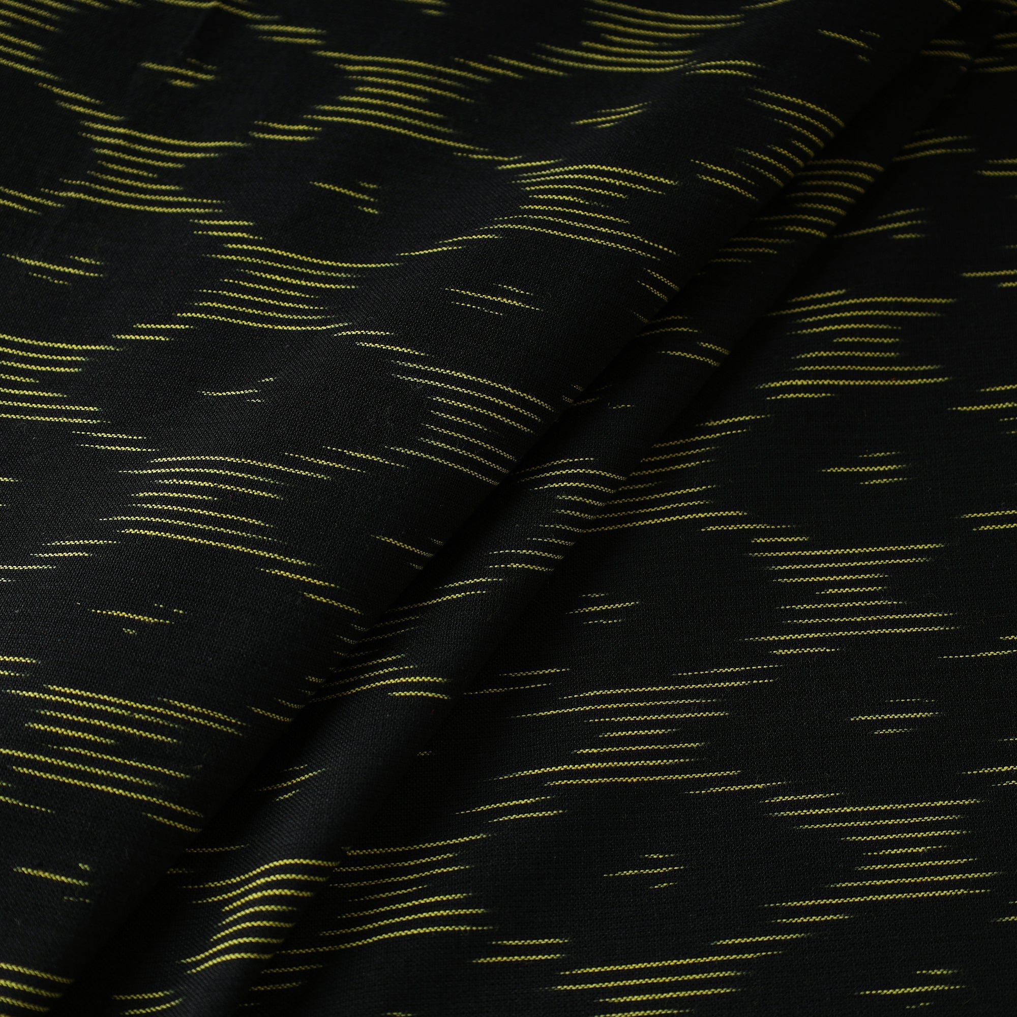 SOUTH KARGHA Black - Pochampally Ikat Weave Cotton Fabric 22 - view 2
