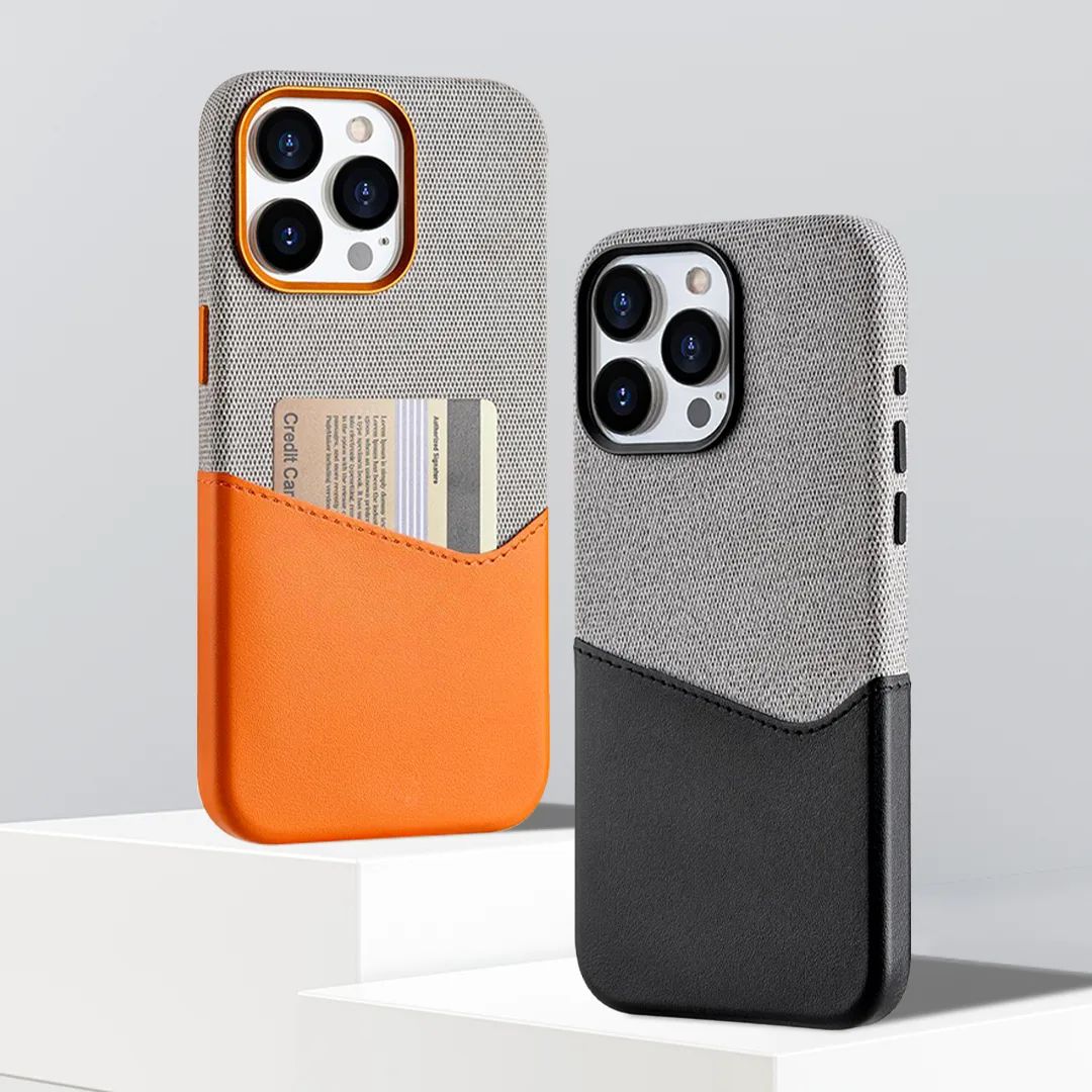 Million Cases Sleek Dual Tone Card Holder Case - iPhone