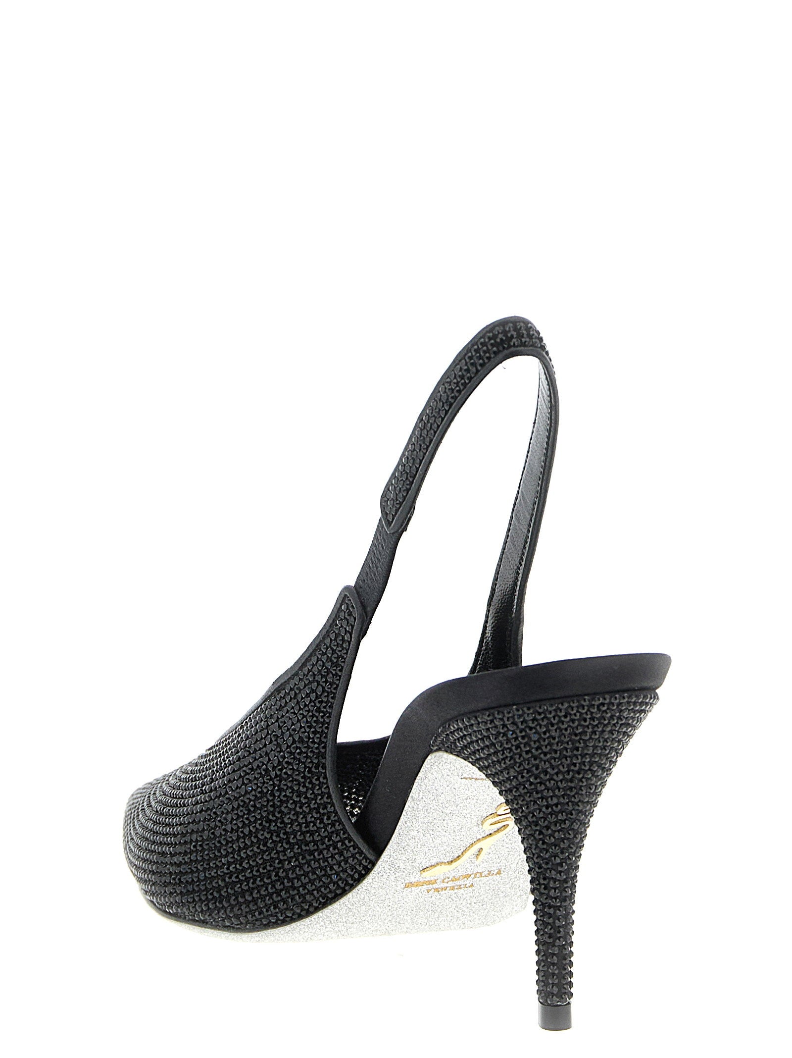 René Caovilla Jinny Slingback – 100% glass stone - view 3