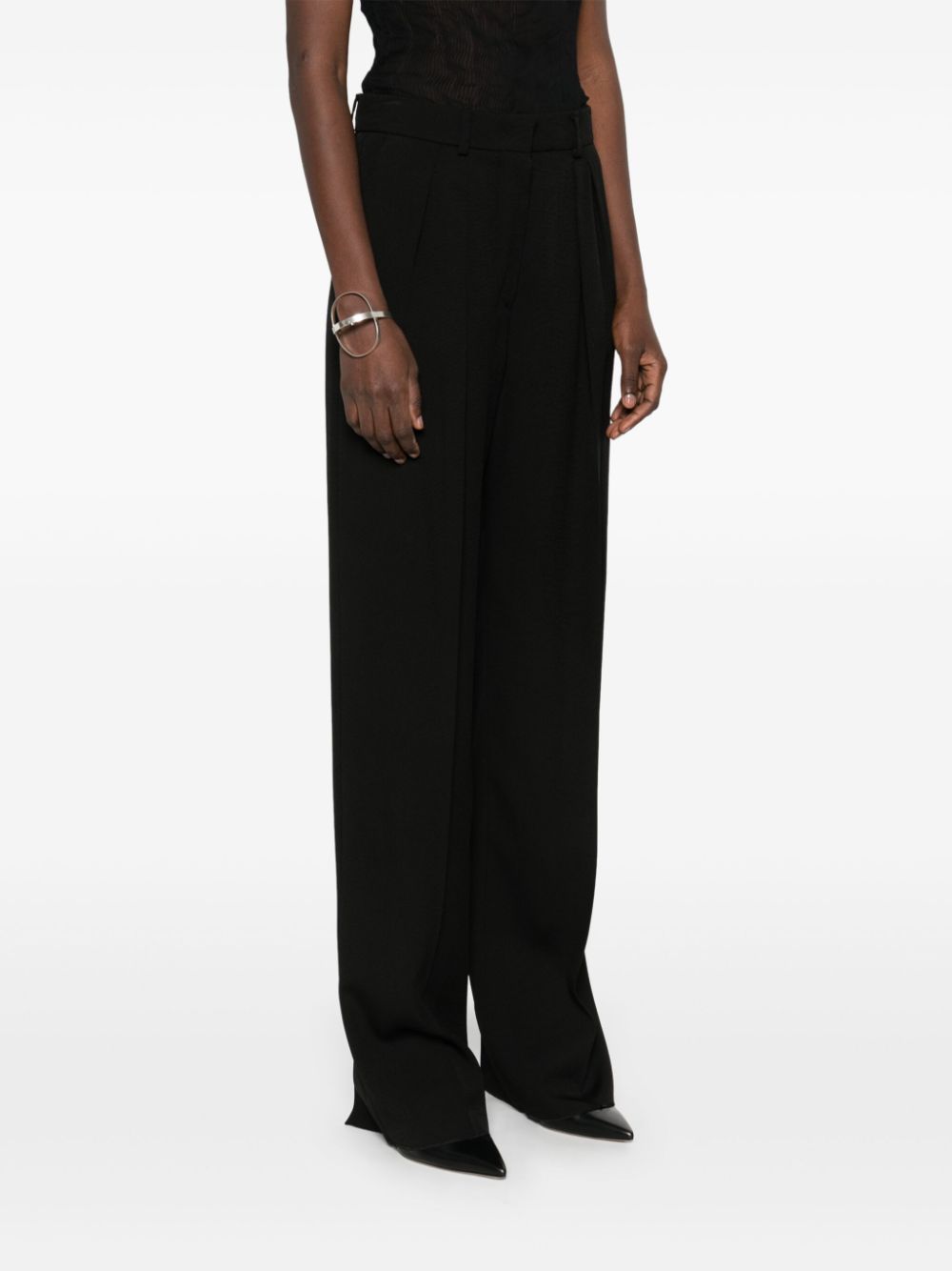 Sportmax Pre Straight-leg trousers – Viscose 93% Polyamide 7% - view 3