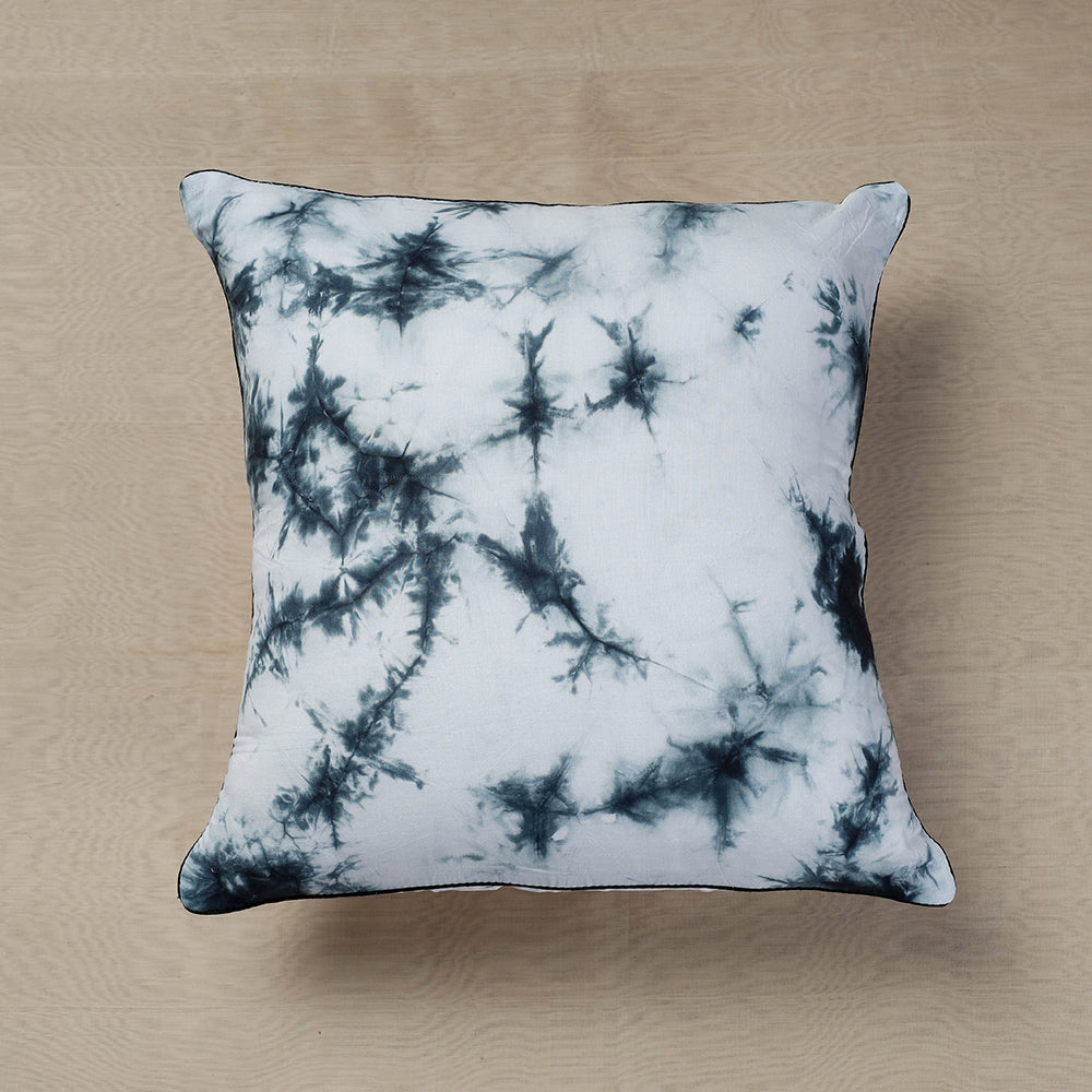 HAVELI CHRONICLES Black - Tie & Dye Cotton Shibori Cushion Cover