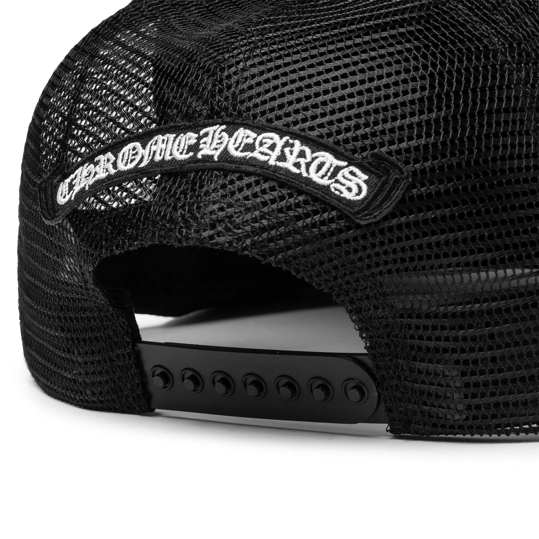 Chrome Hearts Cemetery Black White Trucker Cap - view 4