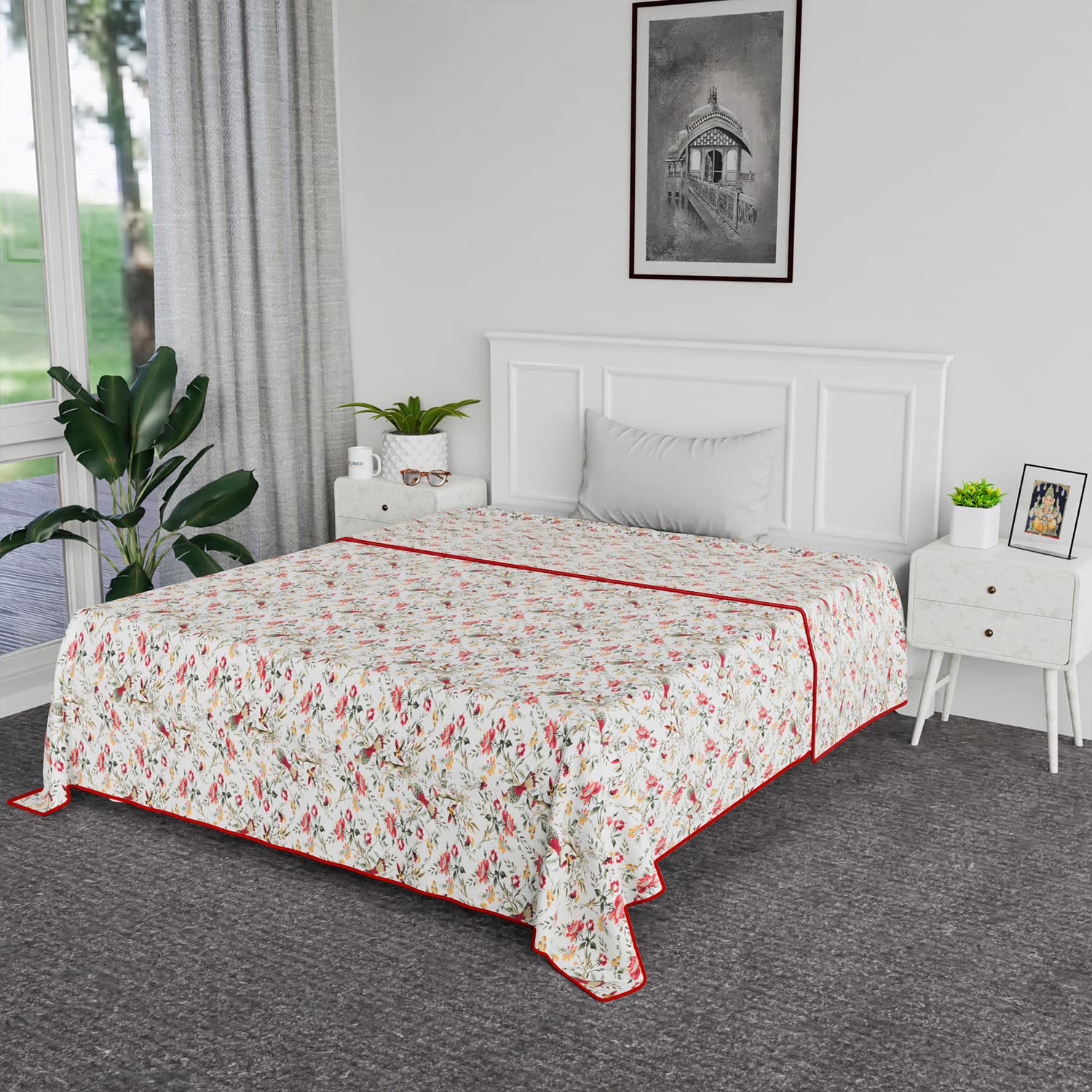 Blanket cotton single – Kuber Industries Blanket | Cotton Single Bed Dohar | Blanket For Home | Reversible AC Blanket For Travelling | Blanket For Summer | Blanket For Winter
