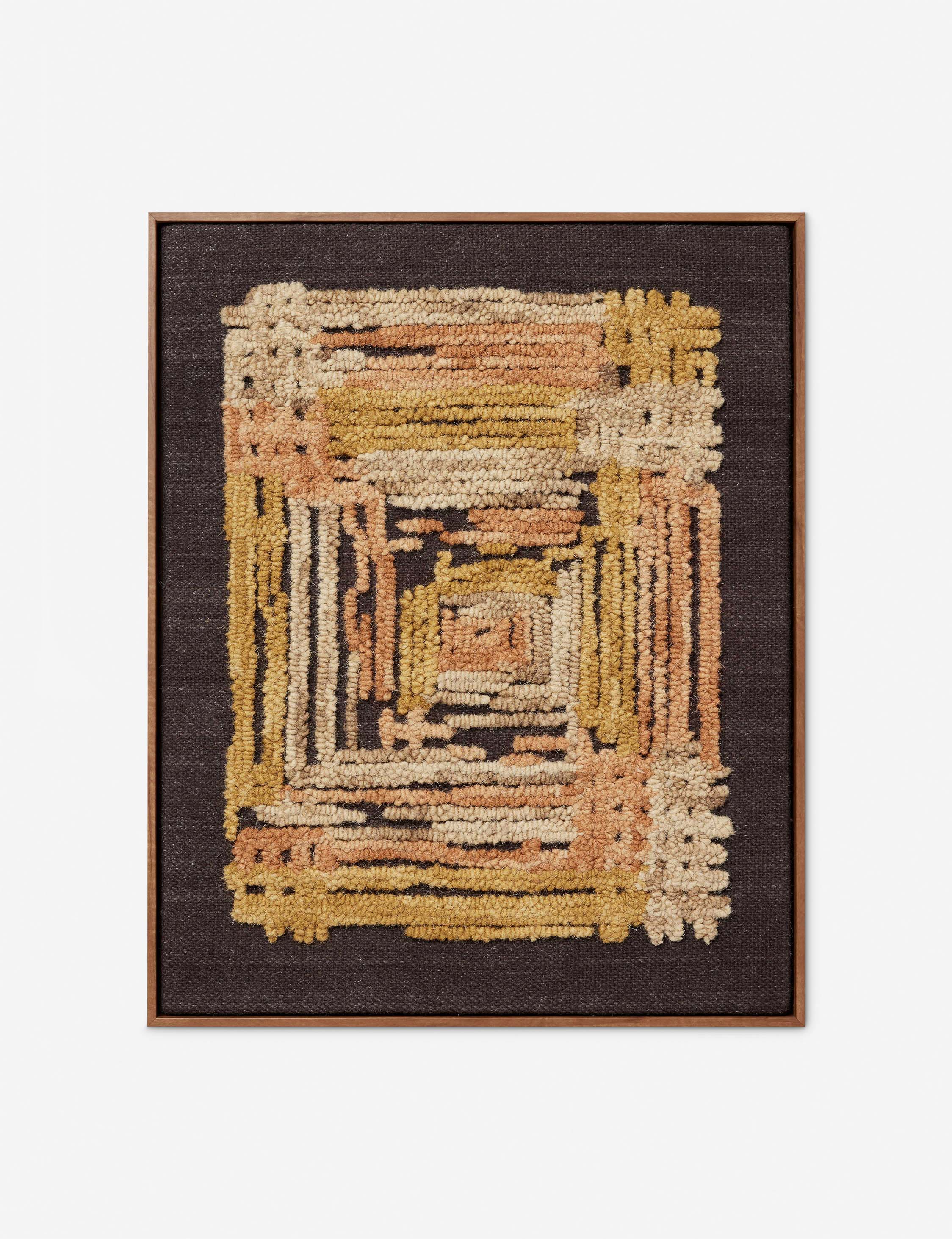 Lulu and Georgia Octavia I Textile Wall Art – Gold