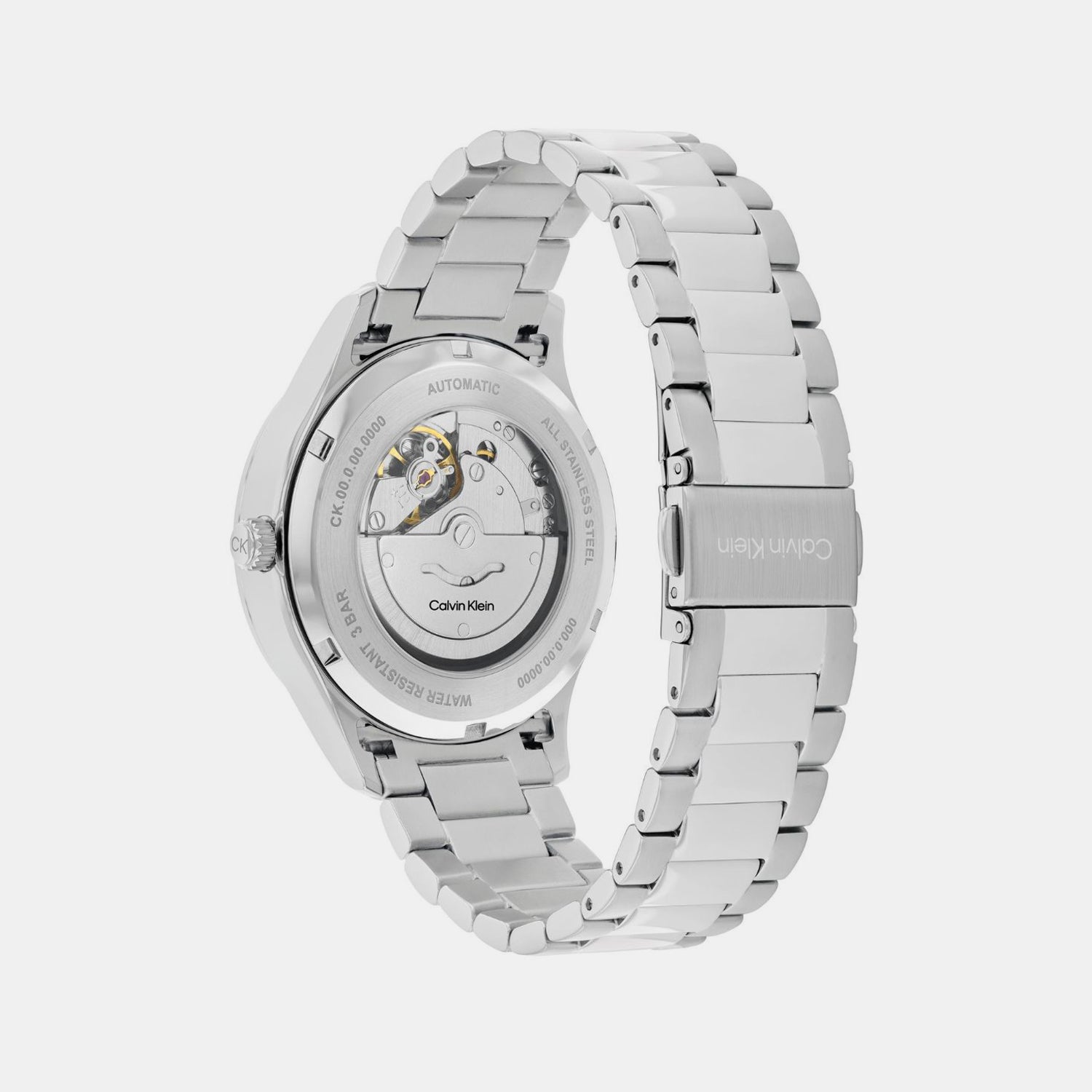 Calvin Klein Ck Iconic Unisex Automatic Green Dial Analog Stainless Steel Watch 25300022 - view 3