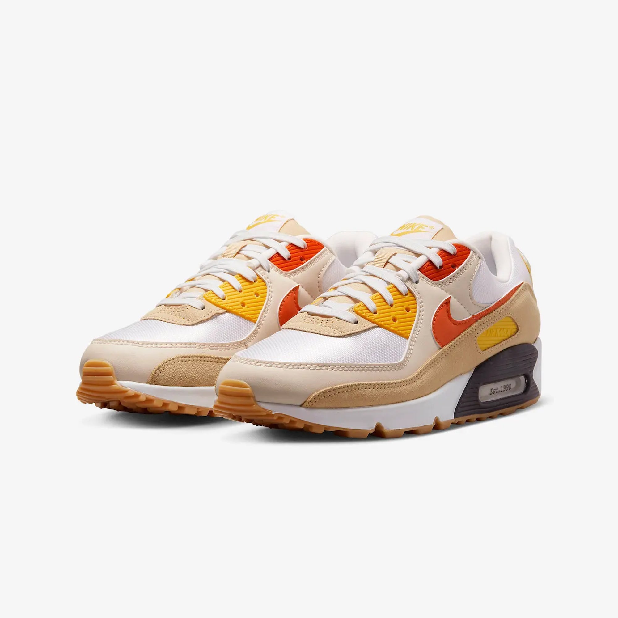 Se summit white – Nike | AIR MAX 90 SE { SUMMIT WHITE/SAFETY ORANGE-SESAME