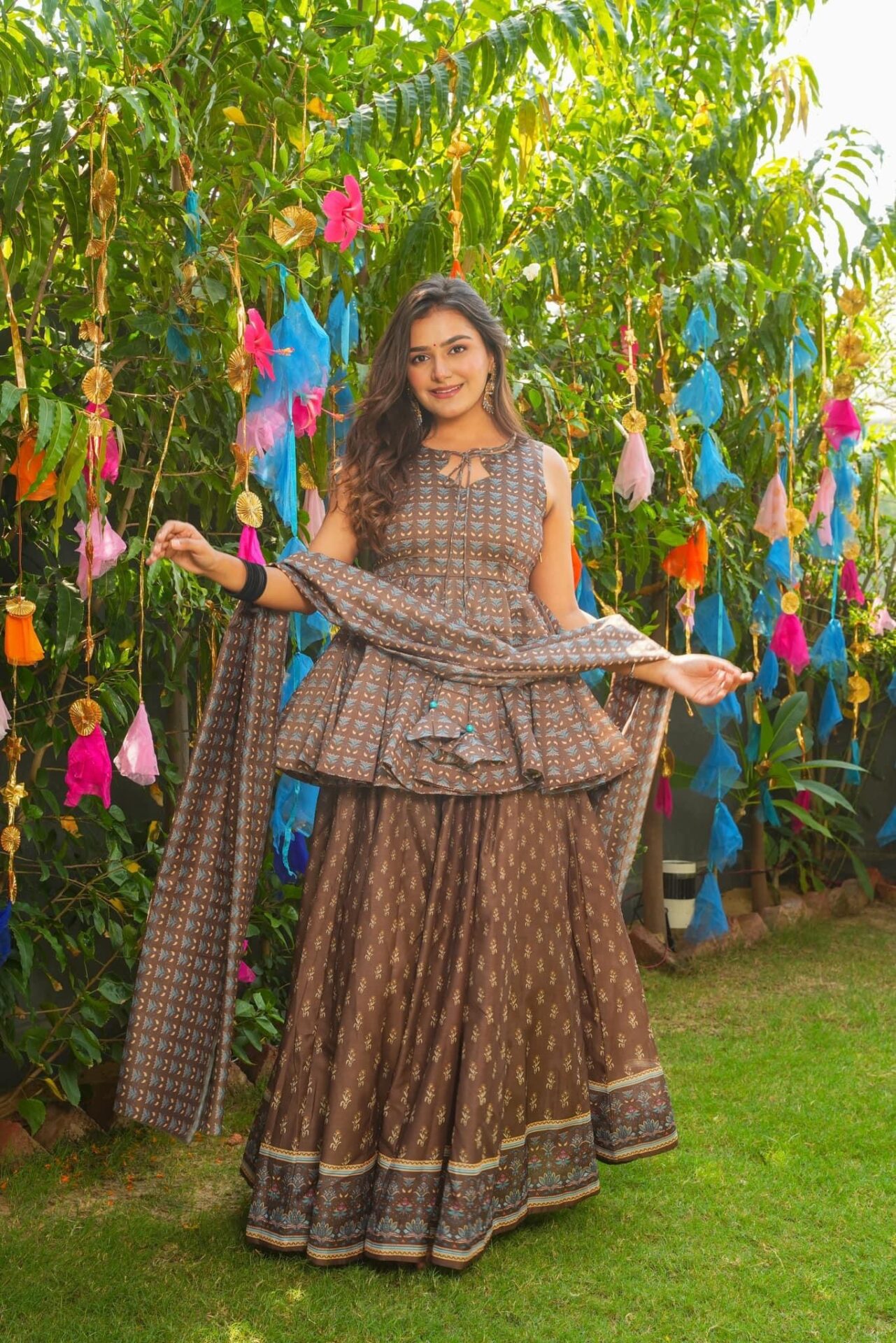 Idaho-o Falguni chanderi SHARARA SET - view 2