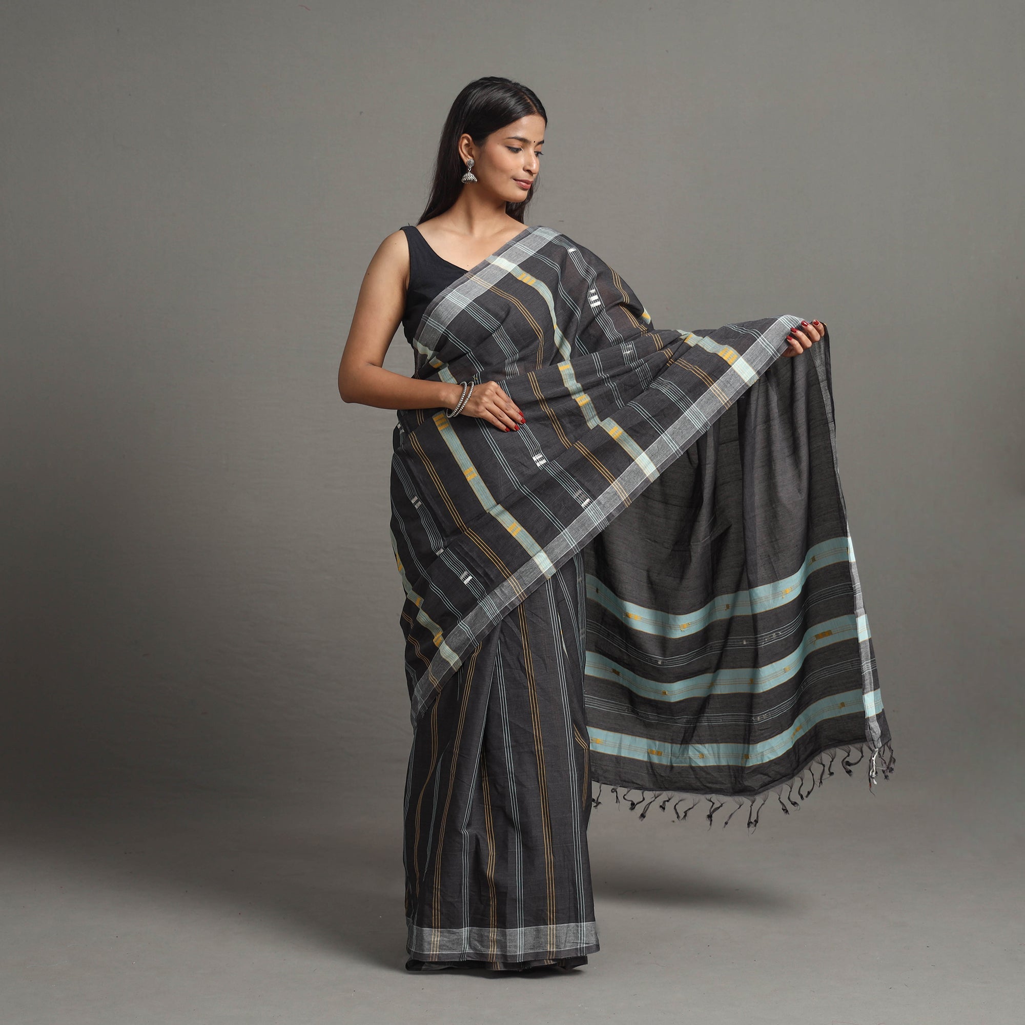 CHITRIKA Buti Cotton Handloom Saree 96 – Women's - view 2