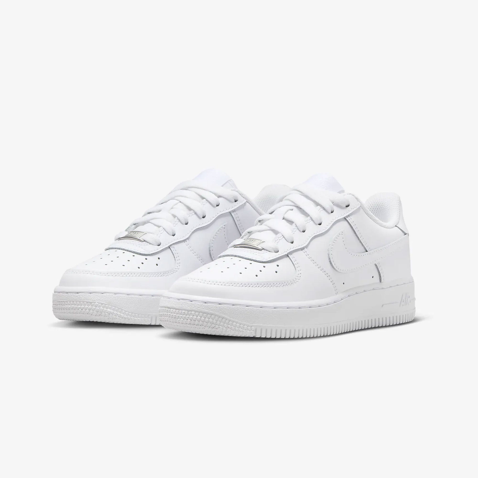 Nike | AIR FORCE 1 LE (GS) { WHITE/WHITE-WHITE-WHITE - view 2