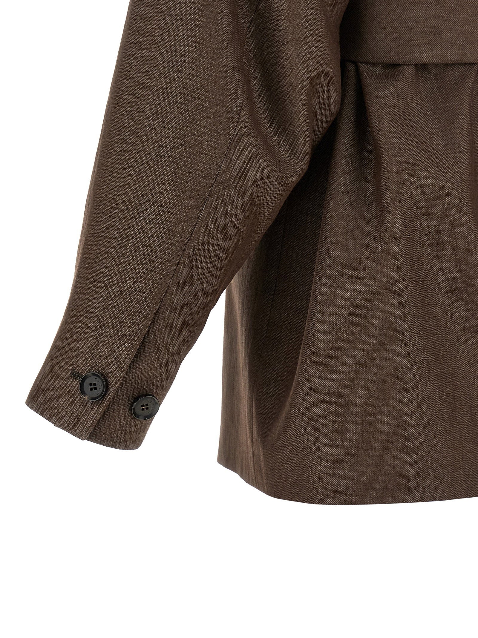 Kiton Linen Blend Blazer – 55% polyamide, 45% linen - view 4