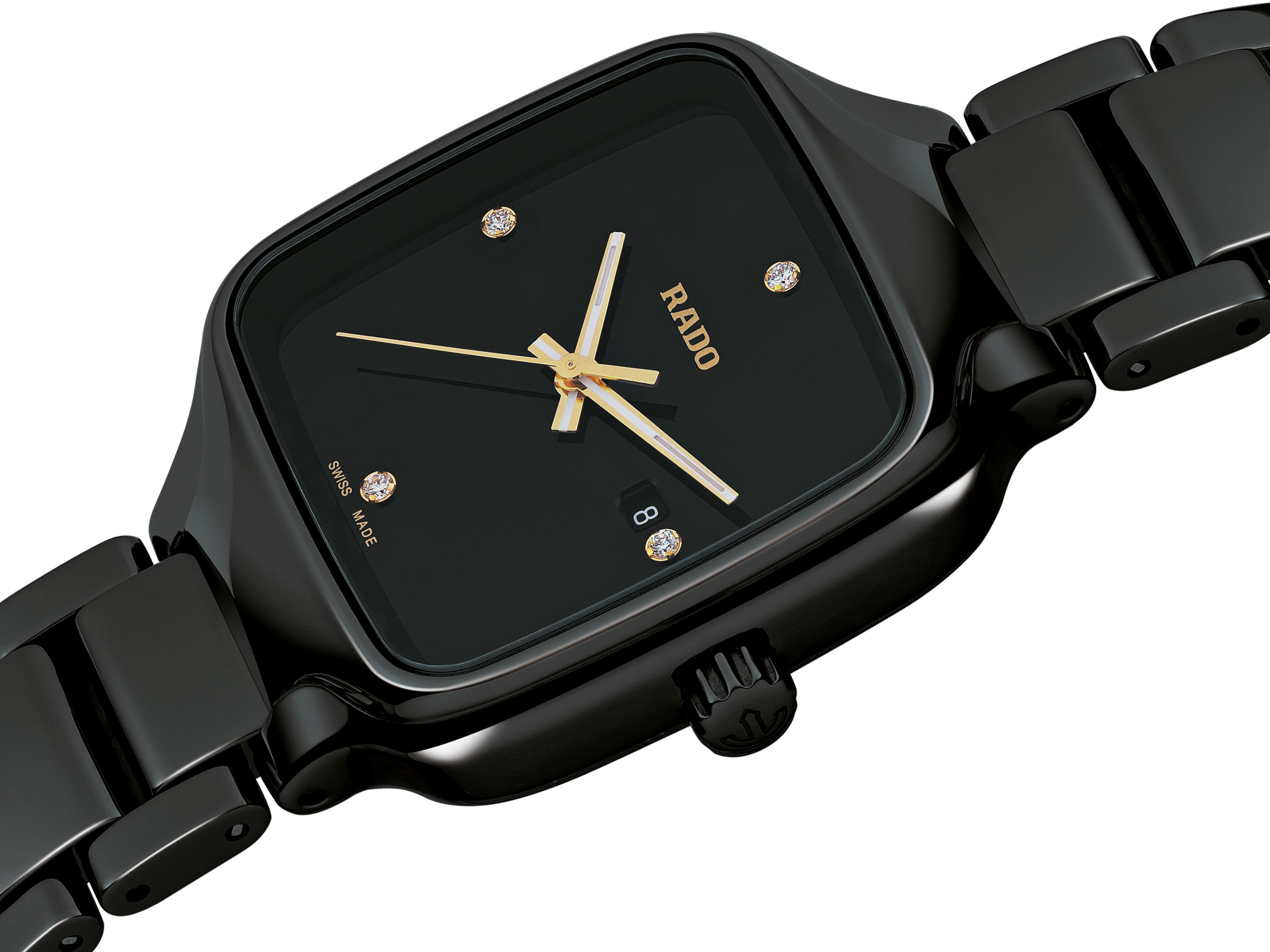 Rado True Black Dial Women 29mm