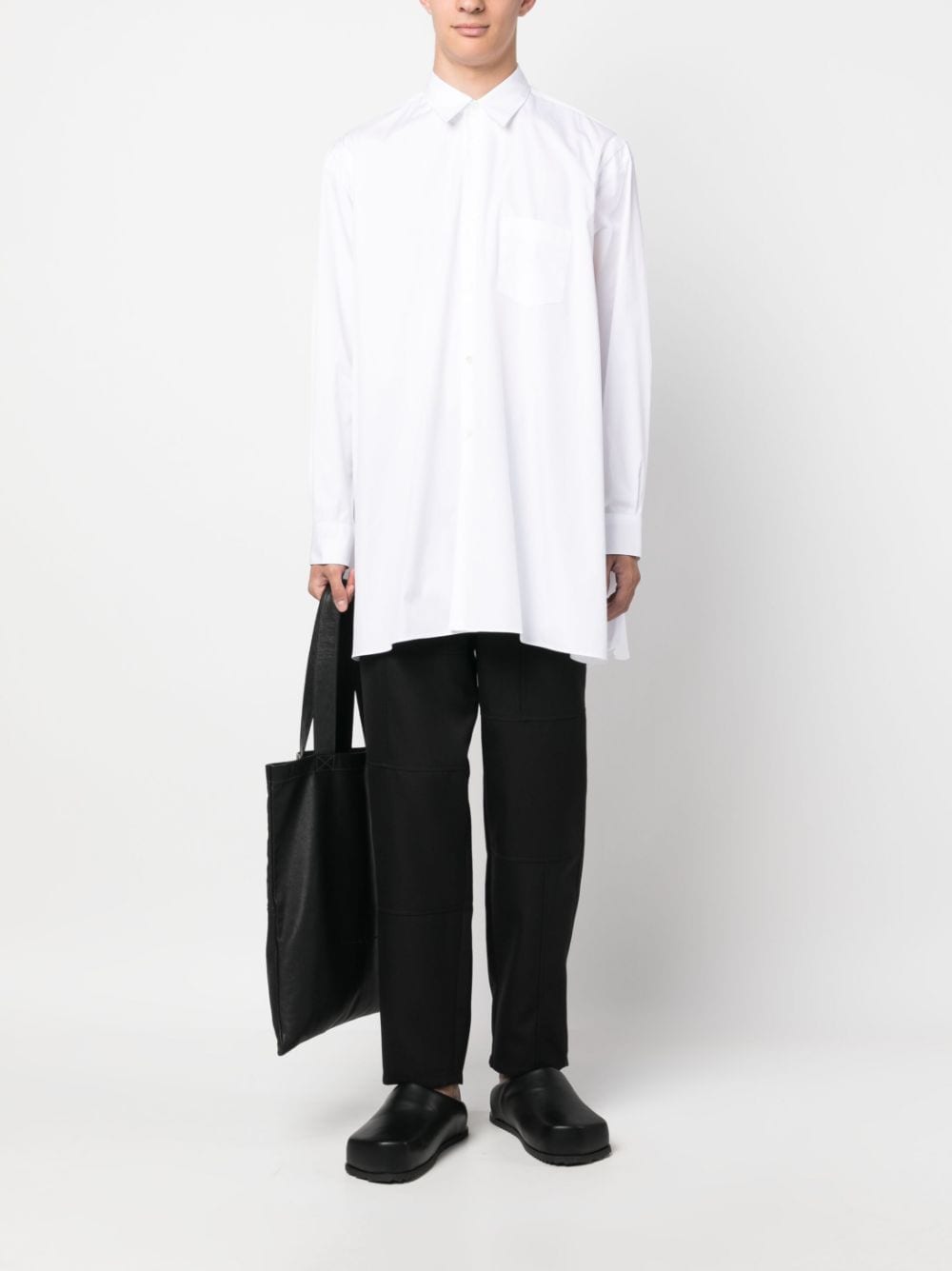 Comme Des Garcons Shirt with side slit – 100% cotton - view 5