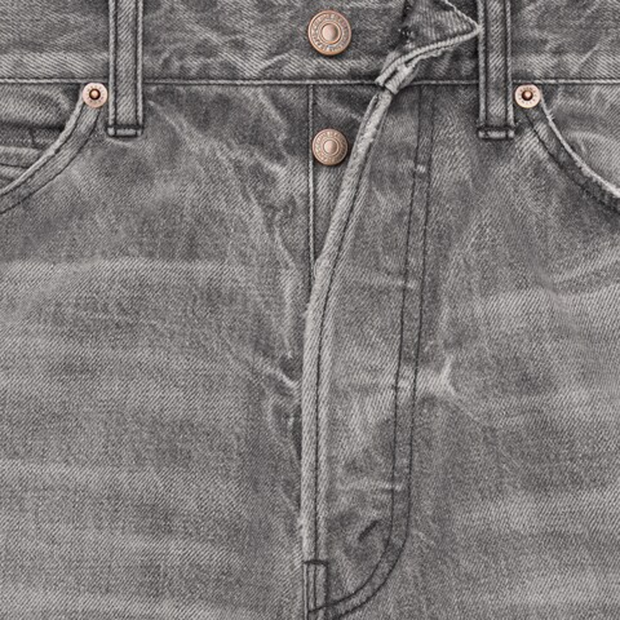 Celine Wesley Jeans in Grey Valley Wash Denim - view 2
