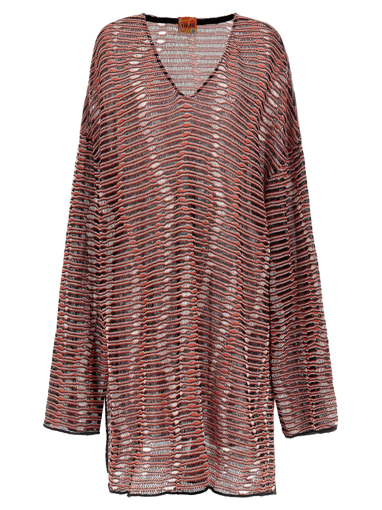 Vitelli Wave Jacquard Sweater – 90% cotton 10% polyamide