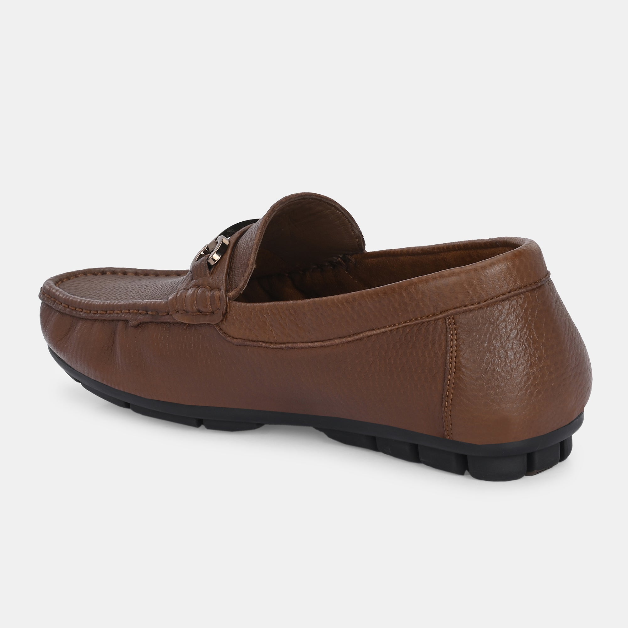 Pashmina Leather Loafers by Lafattio – Tan - view 6
