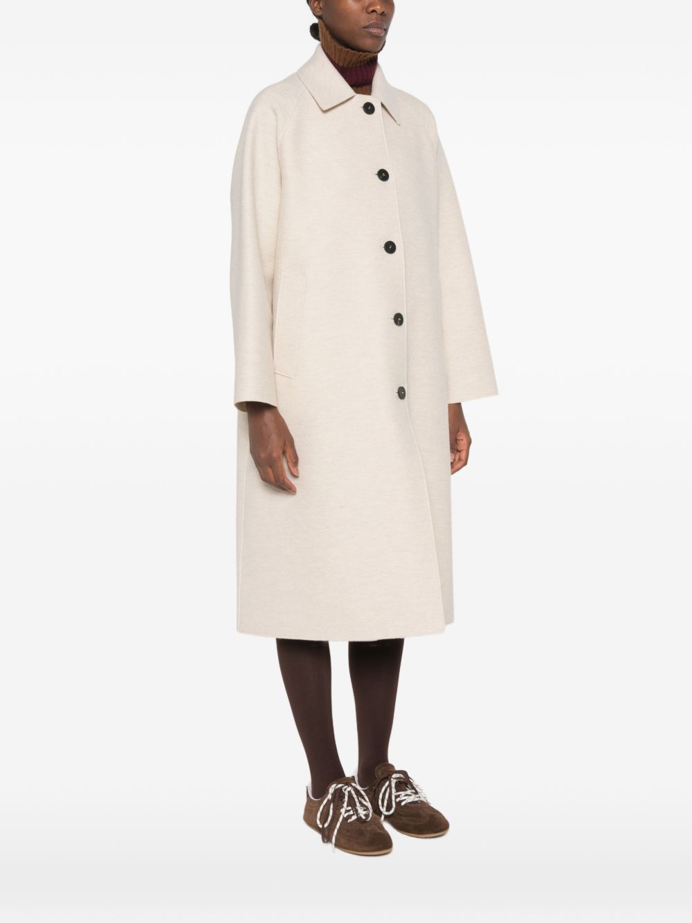 Harris Wharf London Coat – Virgin Wool 100% - view 2