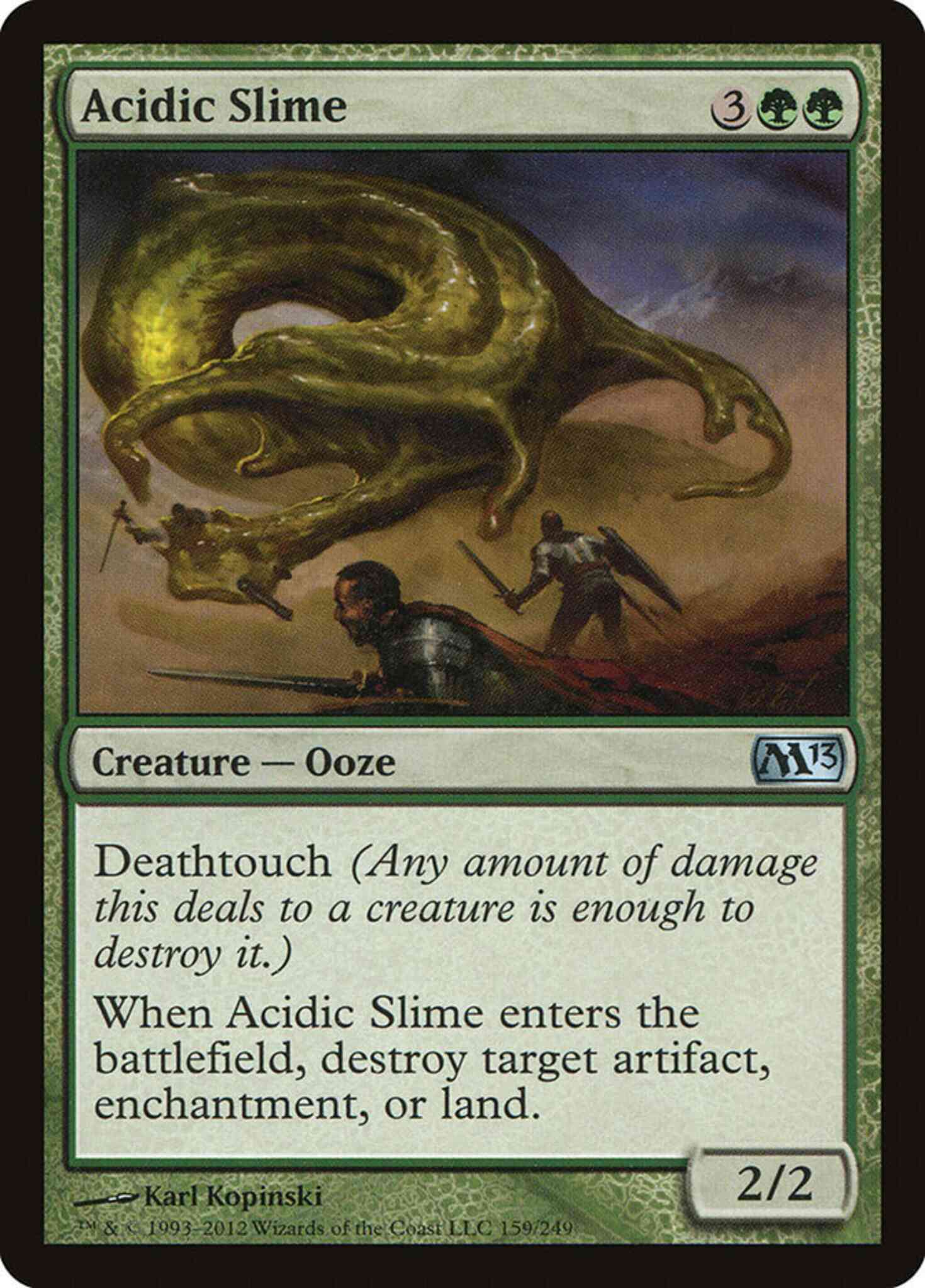 Slime 159 magic – Acidic Slime [159] [Magic 2013] [Non-Foil]