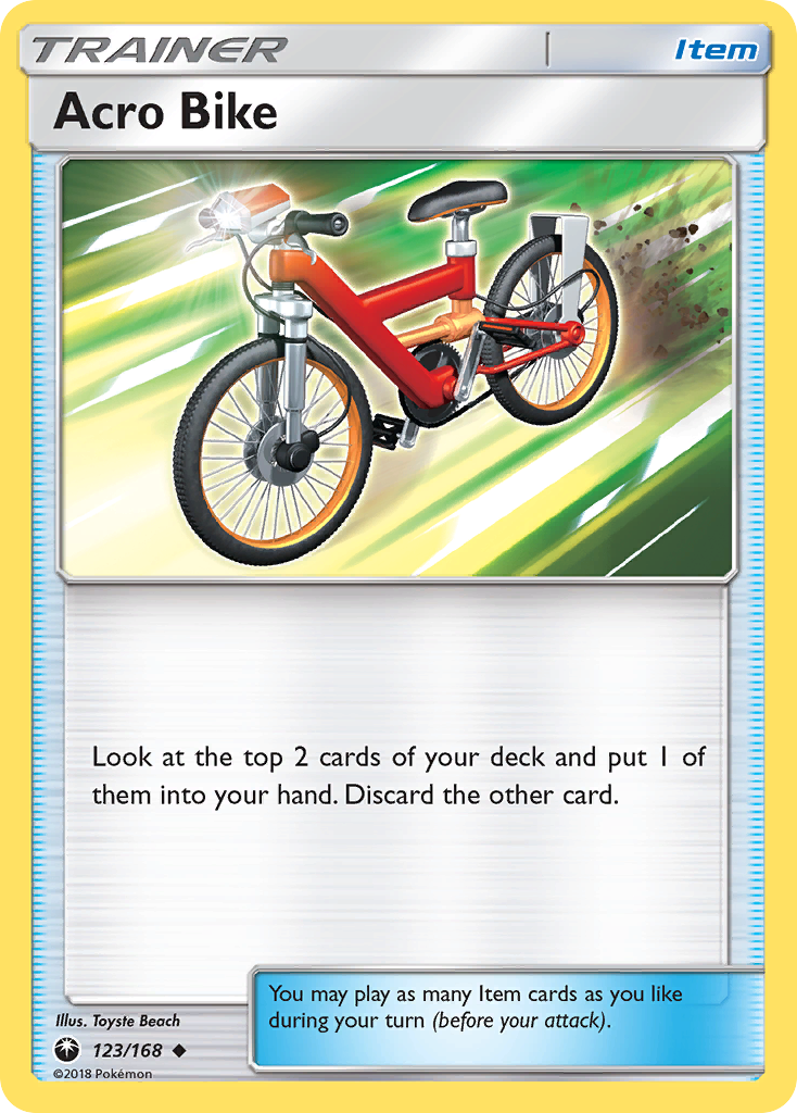 Uncommon sm7-123 non-holo – Pokémon Acro Bike - 123/168 - Uncommon [sm7-123] [Non-Holo] - Acro Bike - 123/168 - Uncommon