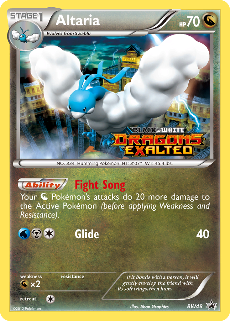 Promo bwp-bw48 holo – Pokémon Altaria - BW48 - Promo [bwp-BW48] [Holo] - Altaria - BW48 - Promo