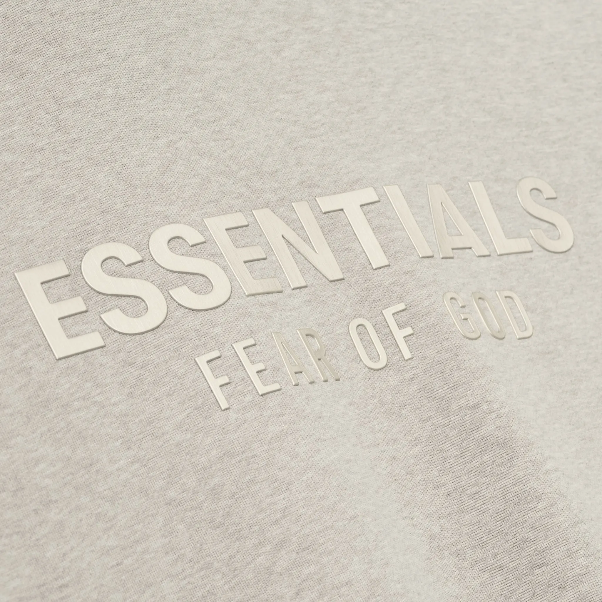 Fear Of God Essentials Classic Heather Stone Zip-Up Hoodie (SS25) - view 3