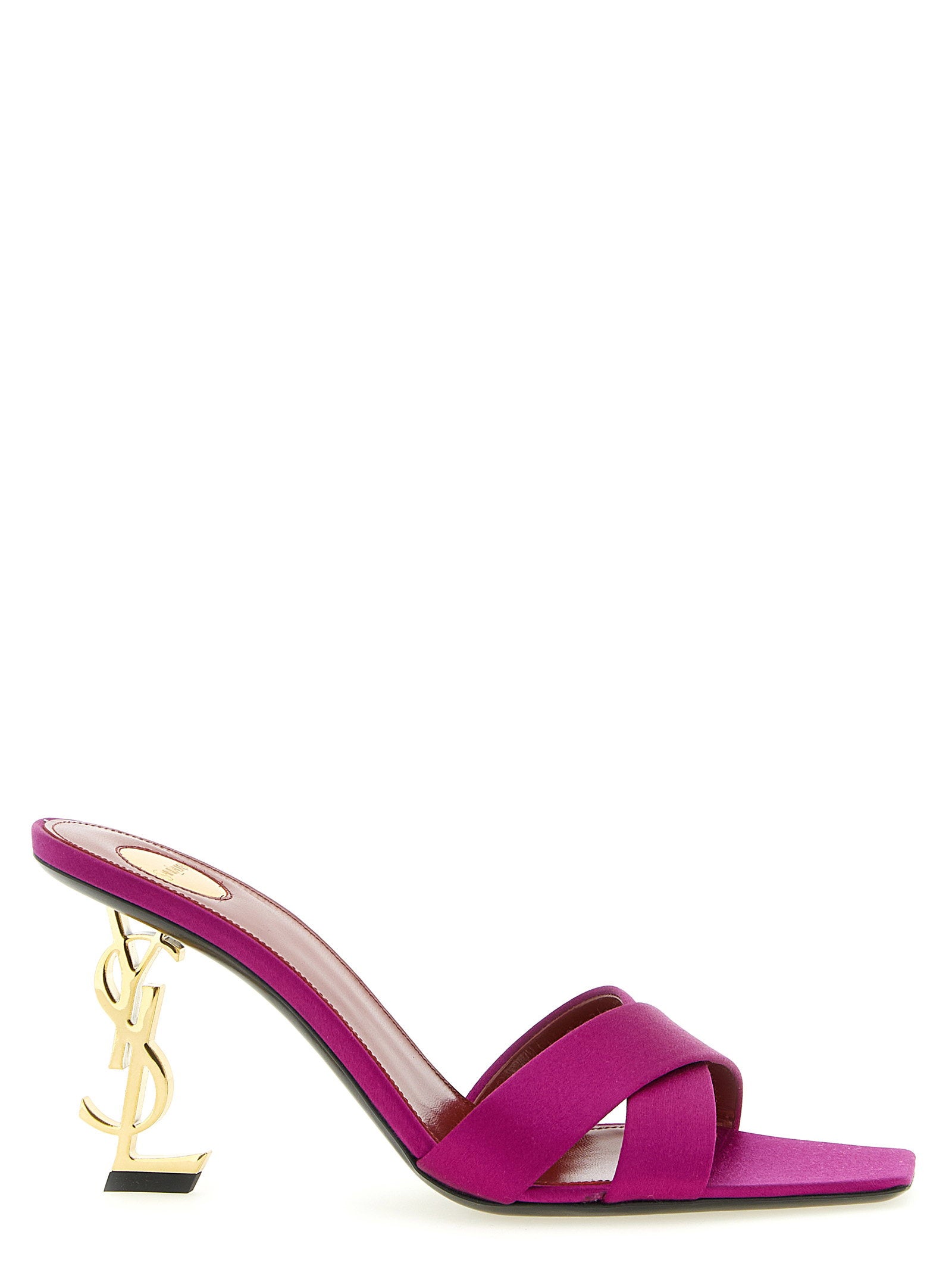 Saint Laurent Opyum Mules – 72% viscose, 28% silk
