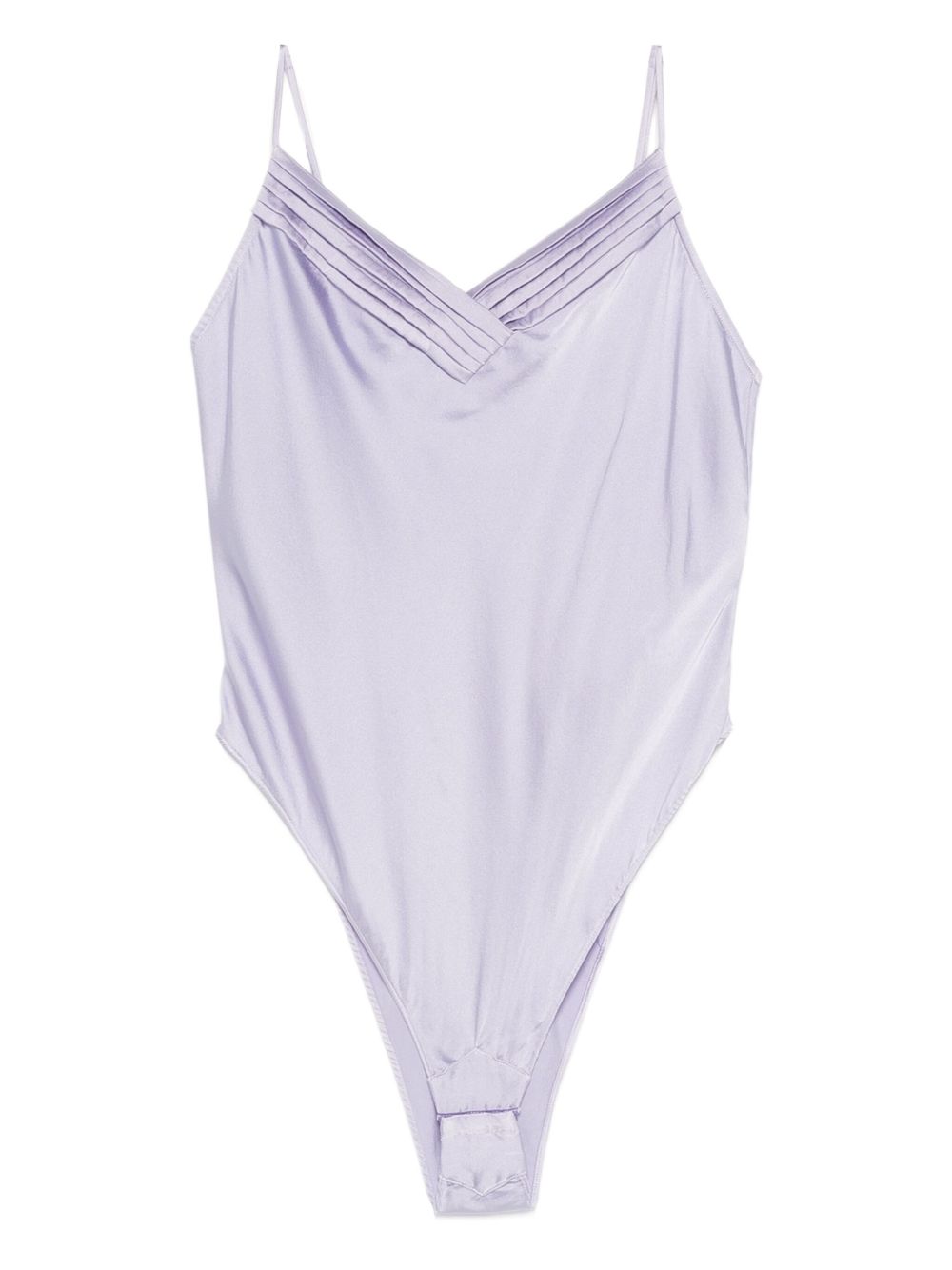 Forte Forte Silk satin bodysuit – 96% Silk 4% Elastane