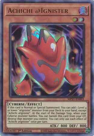Yu-Gi-Oh! Achichi @Ignister - MP21-EN003 - Ultra Rare - 1st Edition