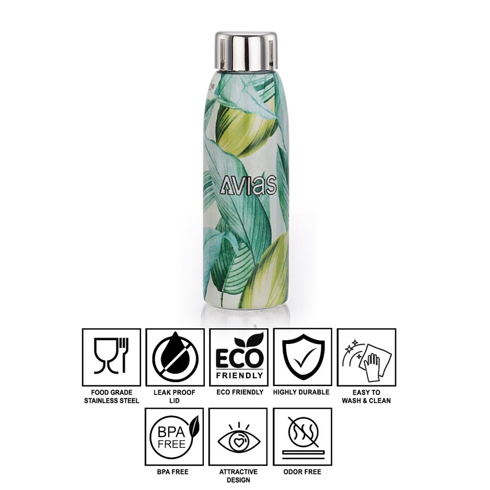 AVIAS Avio Printed Stainless Steel 500 ML Baby Water Bottles | Set of 3 Pcs - view 3
