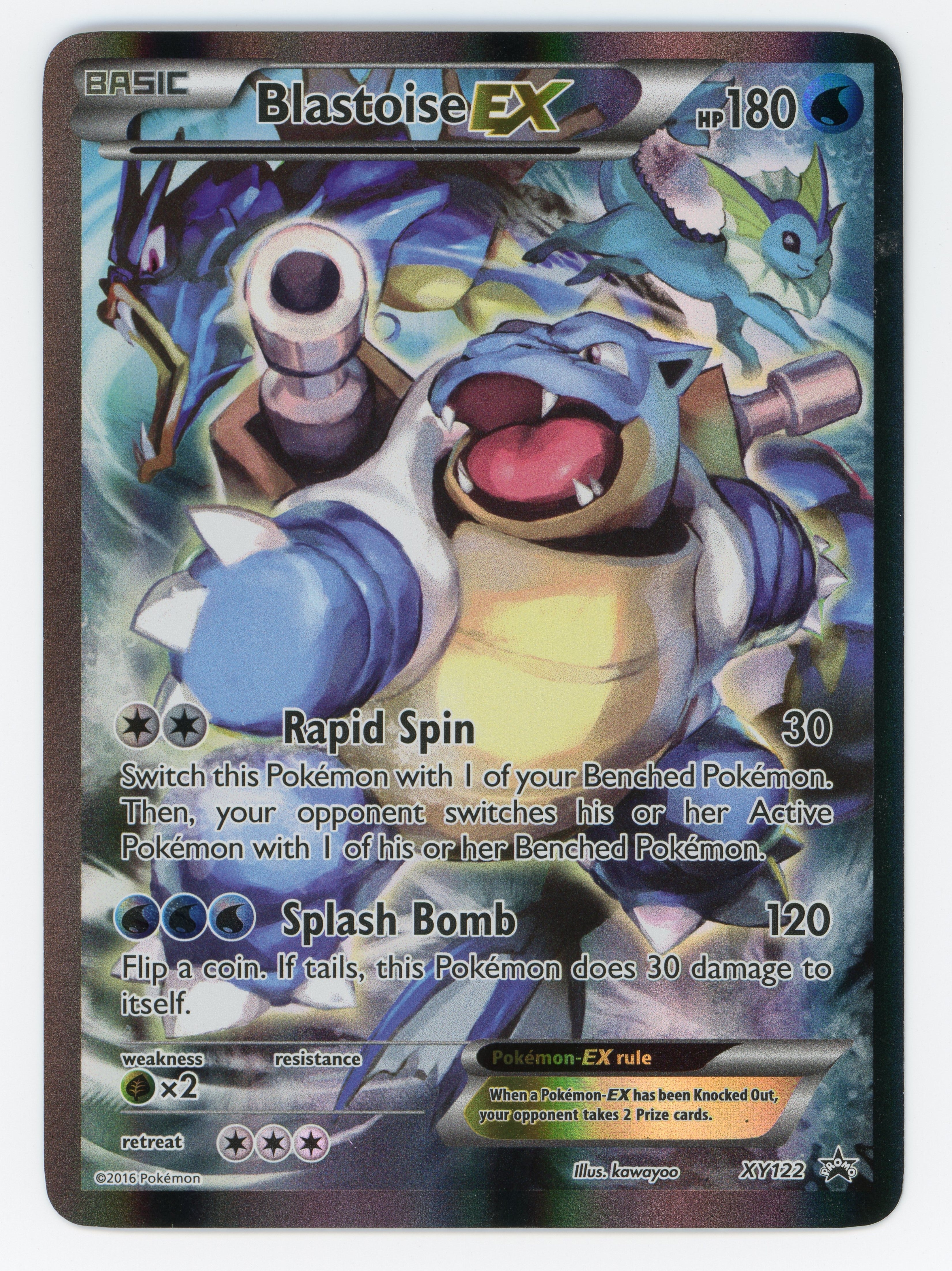 Pokémon Blastoise-EX - XY122 - Promo - Ultra Rare - Scan 15454