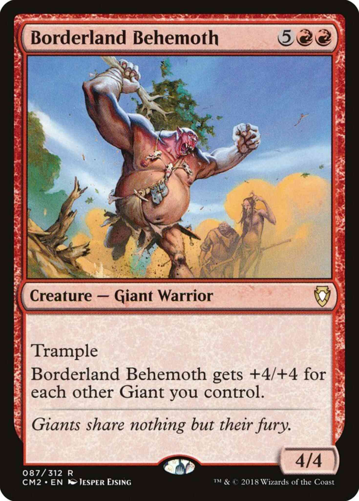 Borderland behemoth 87 – Magic Borderland Behemoth [87] [Commander Anthology Volume II] [Non-Foil]