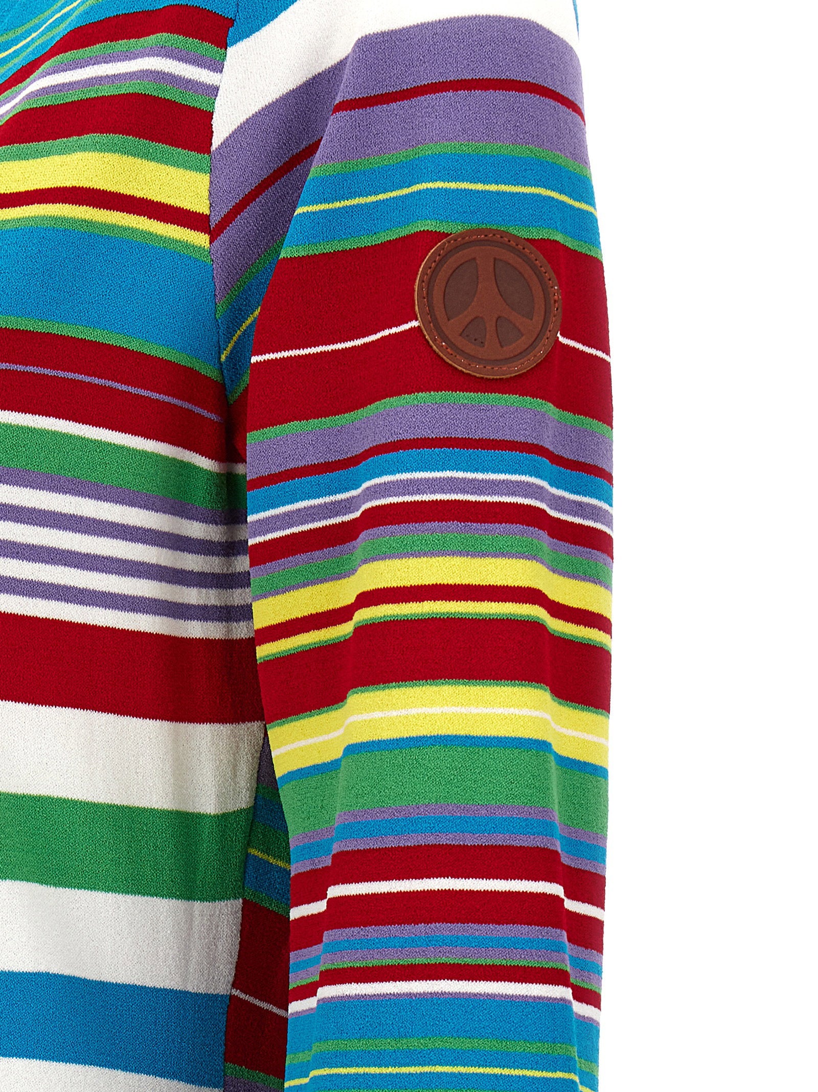Mo5Ch1No Jeans Striped Cardigan - view 4