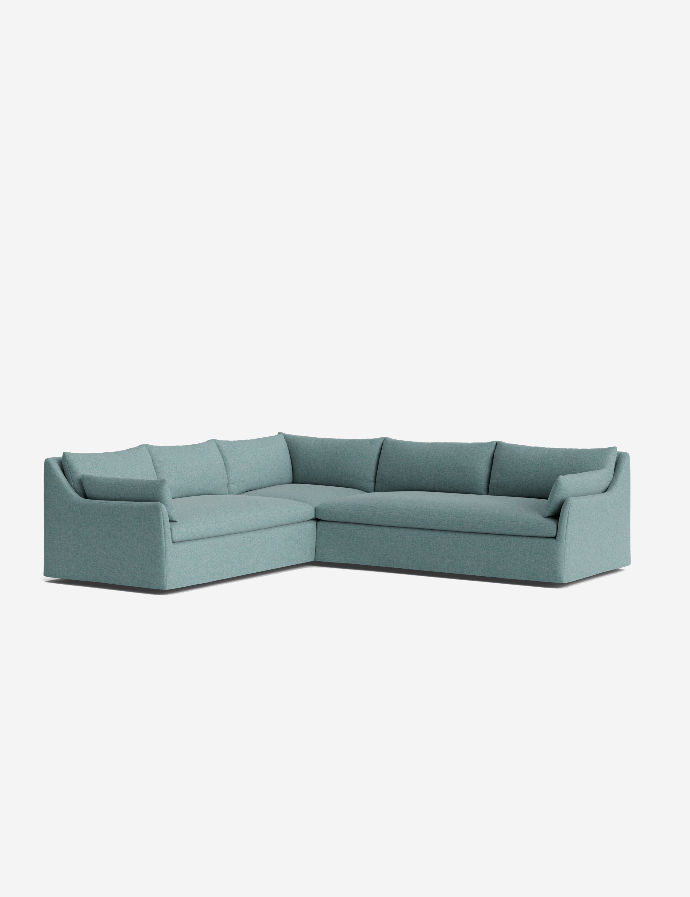 Lulu and Georgia Portola Luxe Depth Slipcover Corner Sectional Sofa - view 28