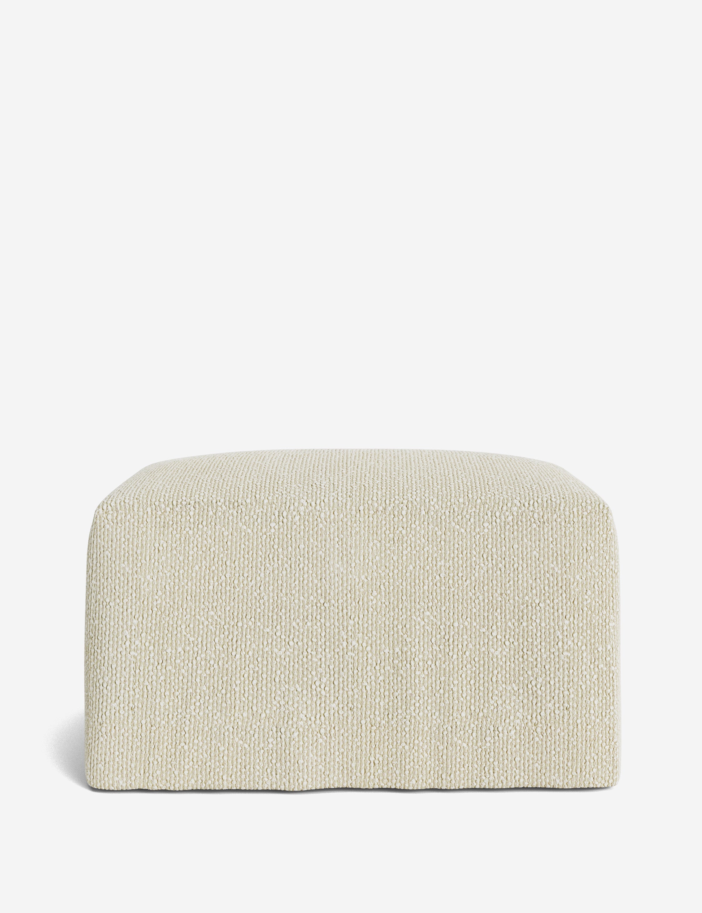 Lulu and Georgia Portola Slipcover Ottoman - view 119