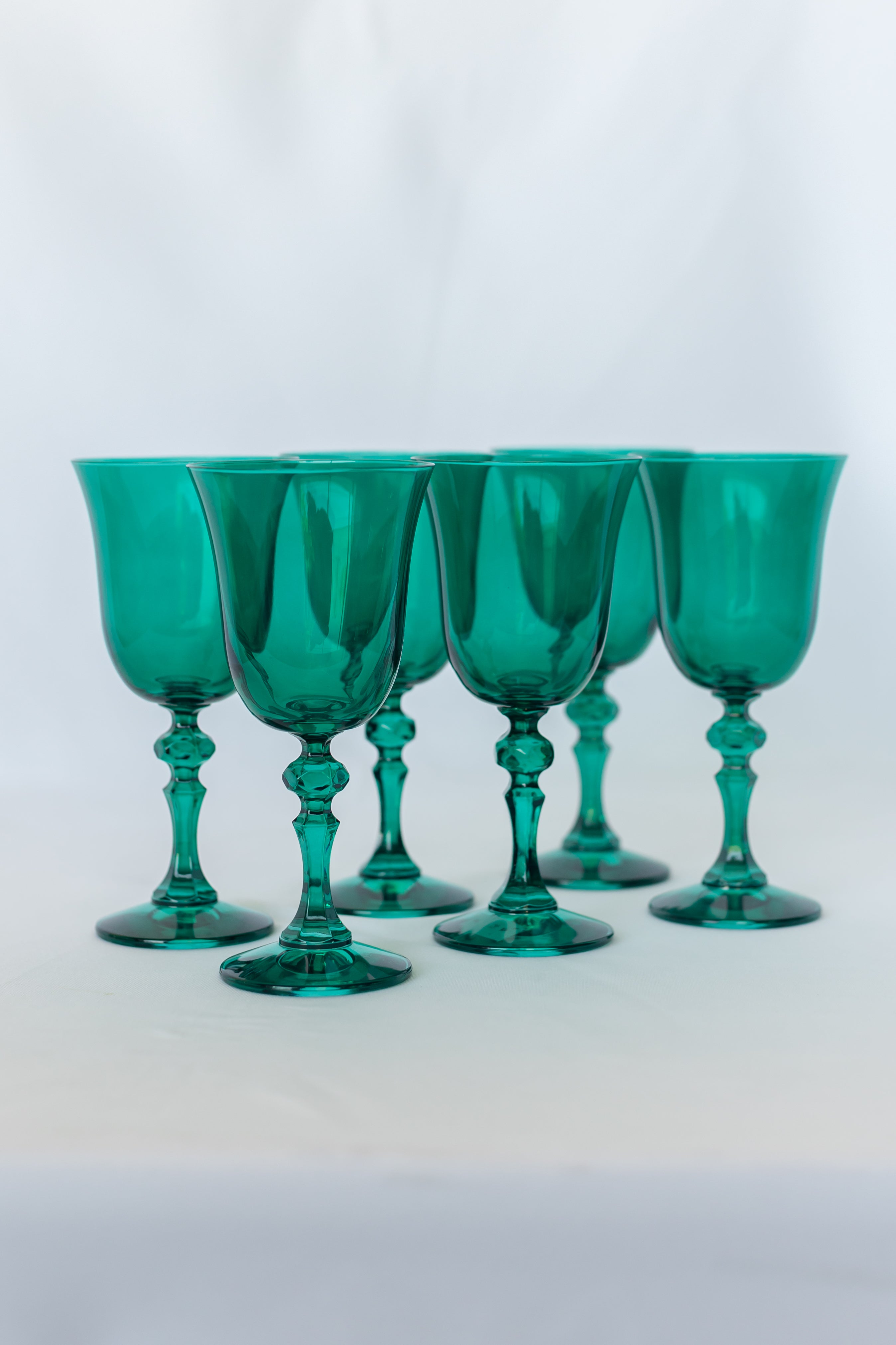 Estelle Colored Glass Estelle Colored Regal Goblet - Set of 6 {Emerald Green}