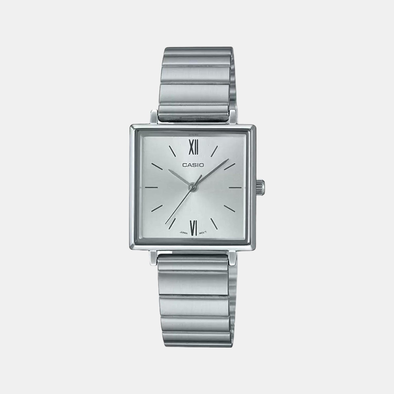 Casio Enticer Women Quartz Silver Dial Analog Stainless Steel Watch A1543