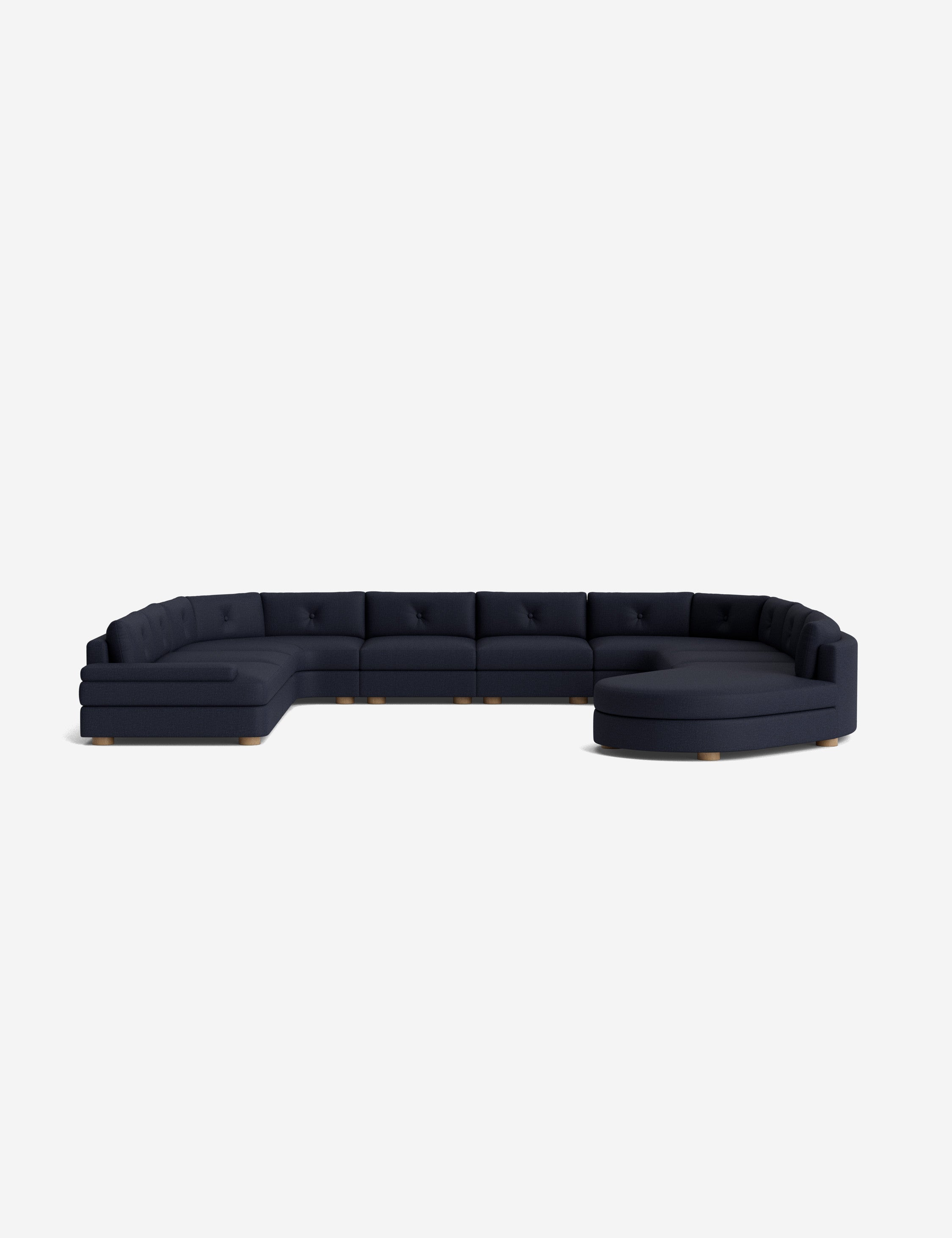 Lulu and Georgia Hill Modular U-Shaped Sectional Sofa - view 4