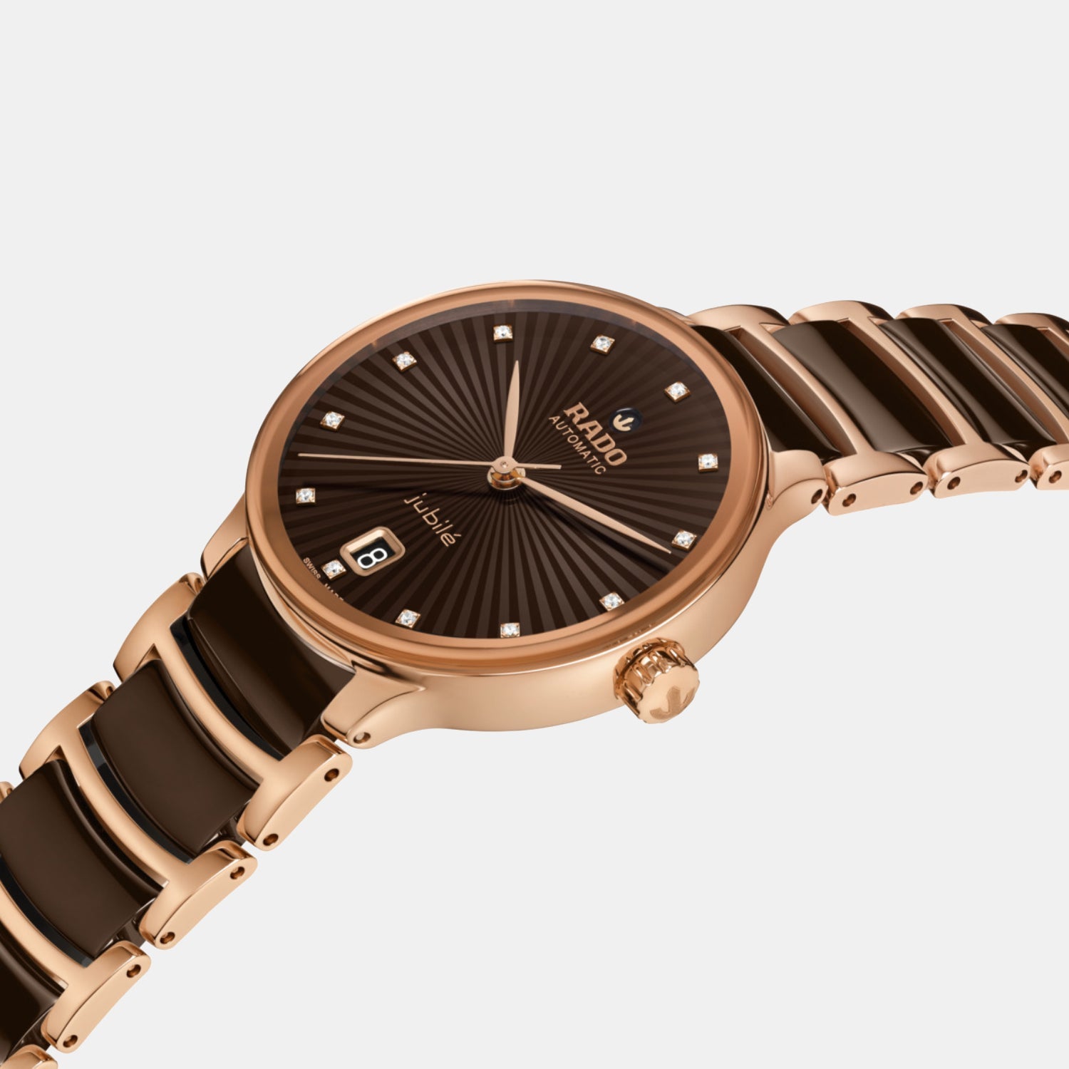 Rado Centrix Women Automatic Brown Dial Analog Ceramic Watch R30037732 - view 2