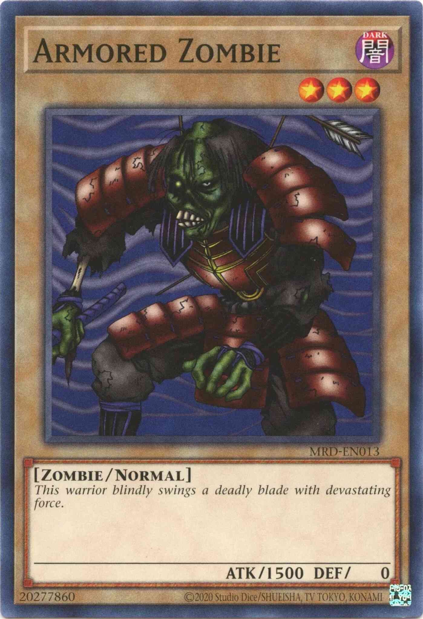 Yu-Gi-Oh! Armored Zombie - 25th Anniversary - MRD-EN013 - Common - Unlimited