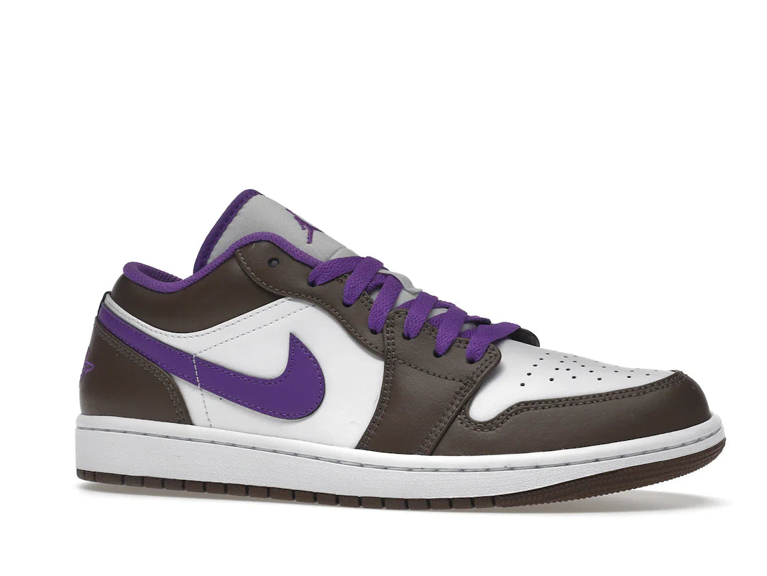 Nike Air Jordan 1 Low 'Purple Mocha' – Brown - view 2