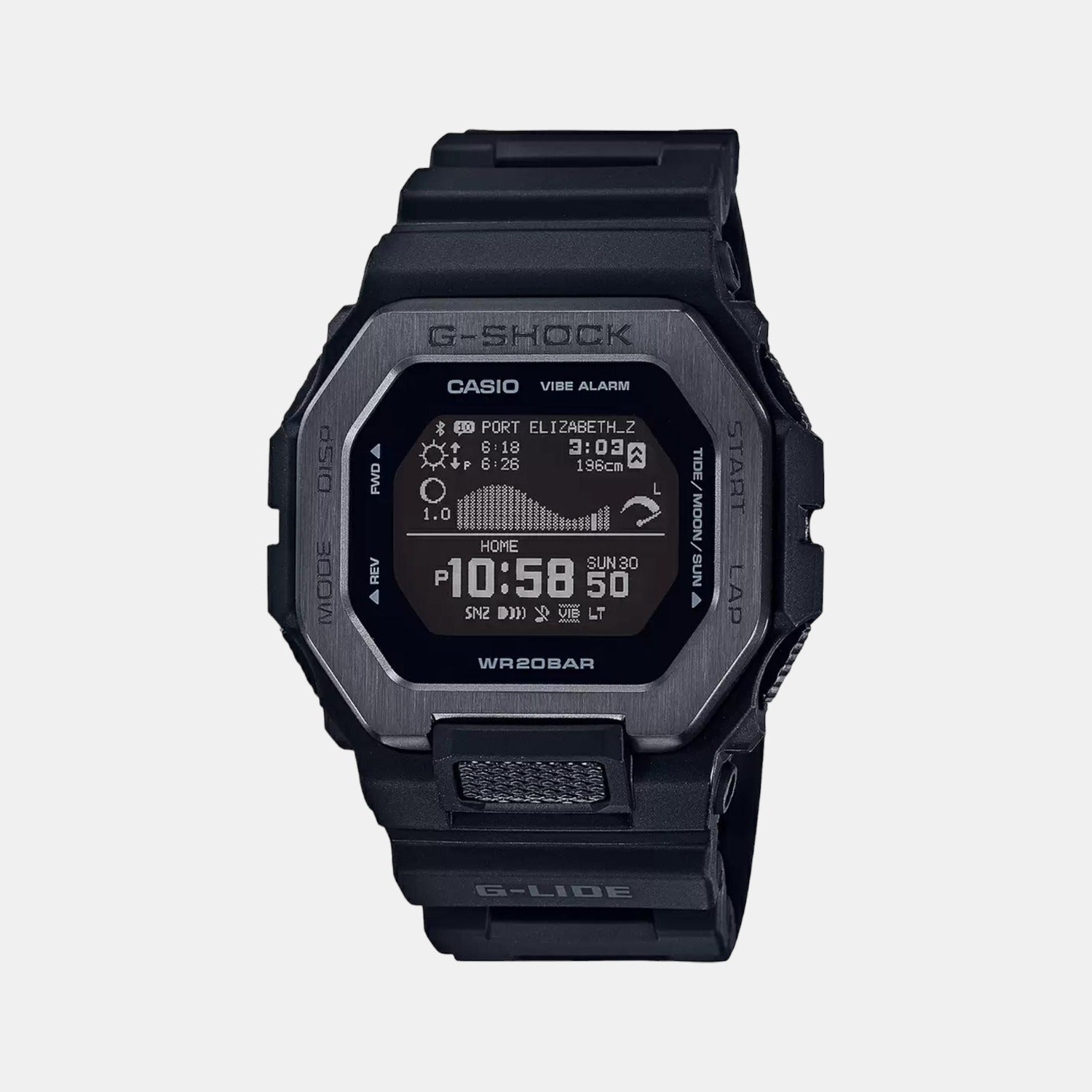 Casio G-Shock Men Quartz Black Dial Digital Resin Watch G1125