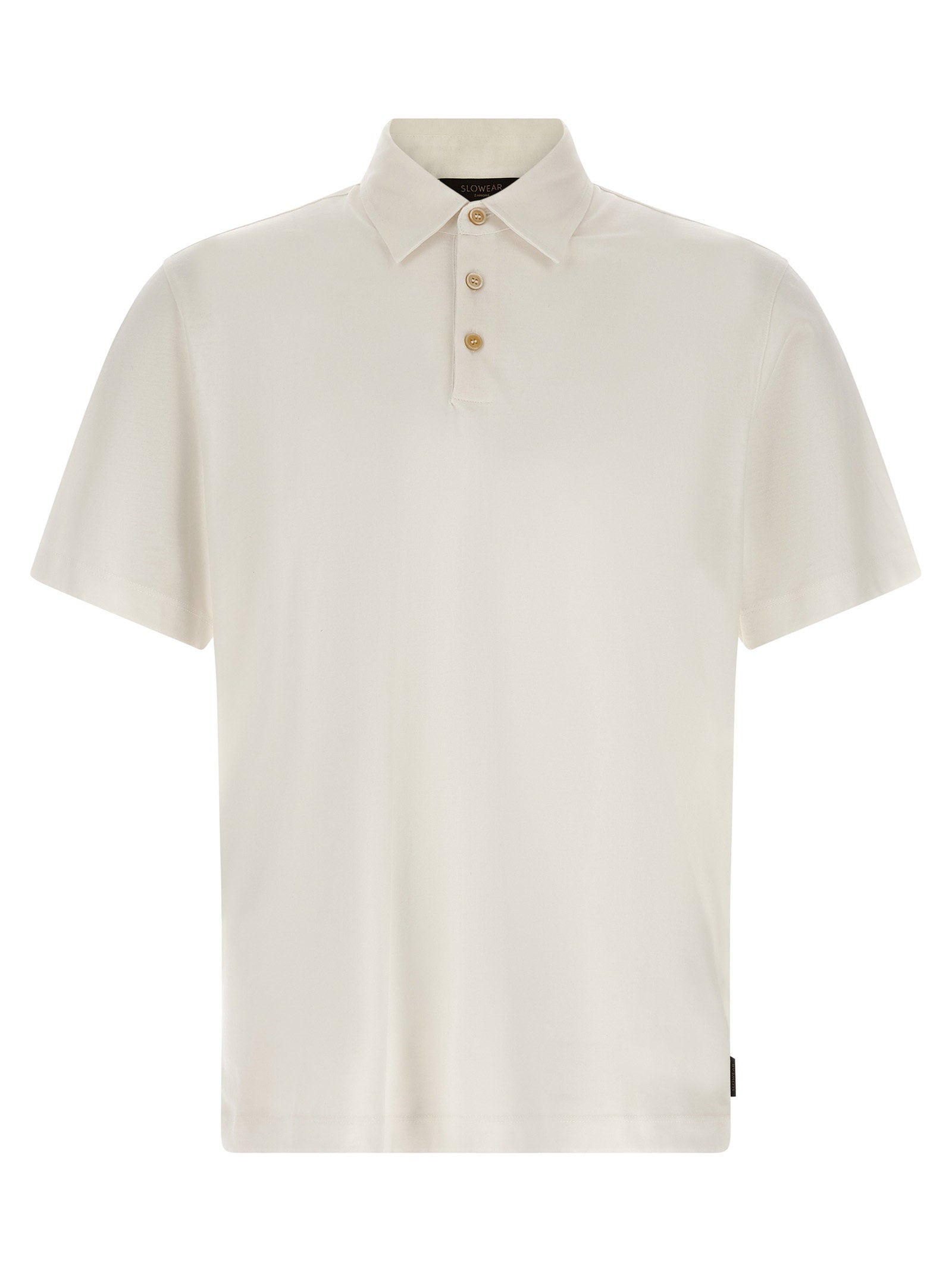 Zanone Cotton Silk Polo Shirt – 70% cotton, 30% silk
